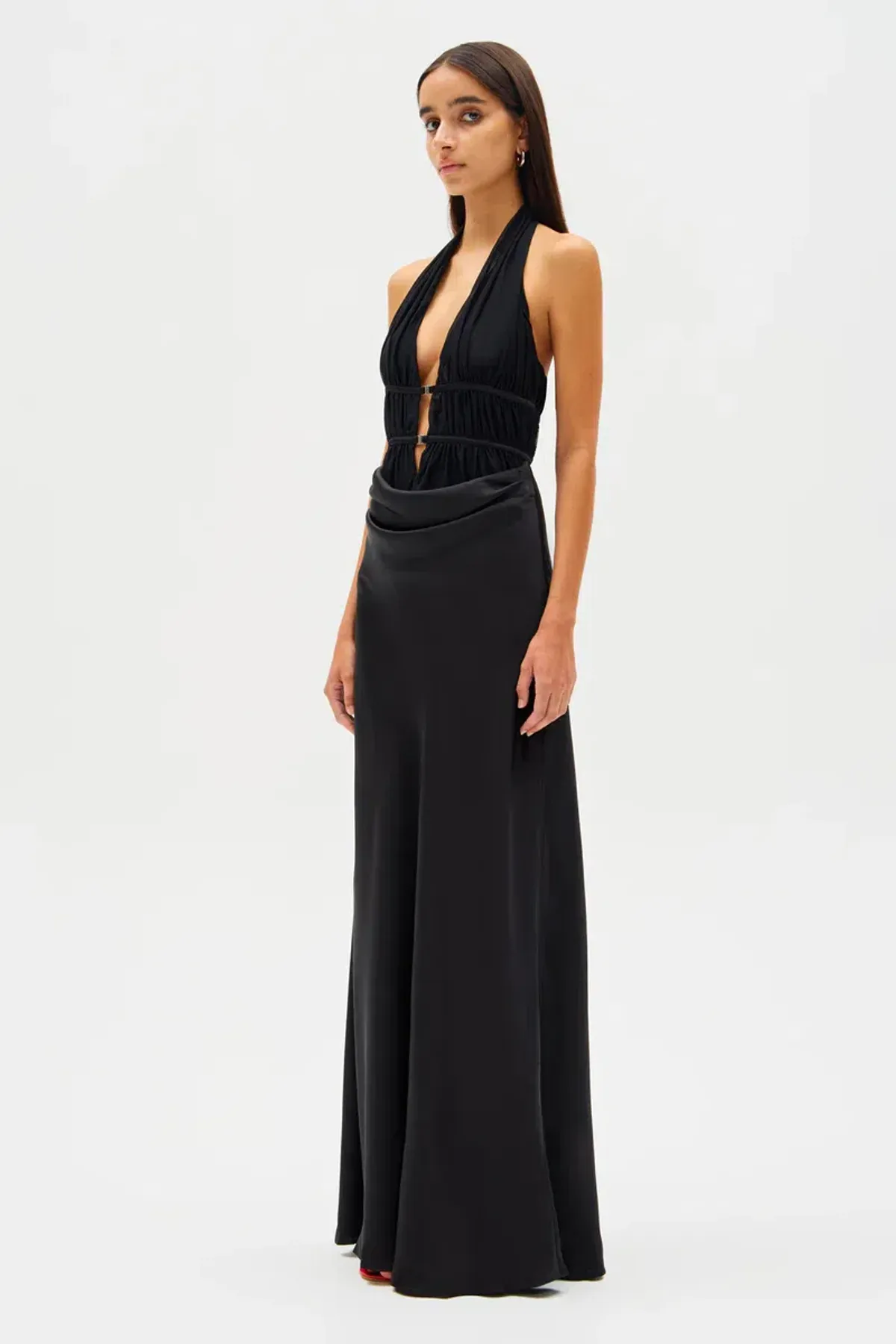 Misha Collection Celine Maxi Dress Black Size 8 - Image 1