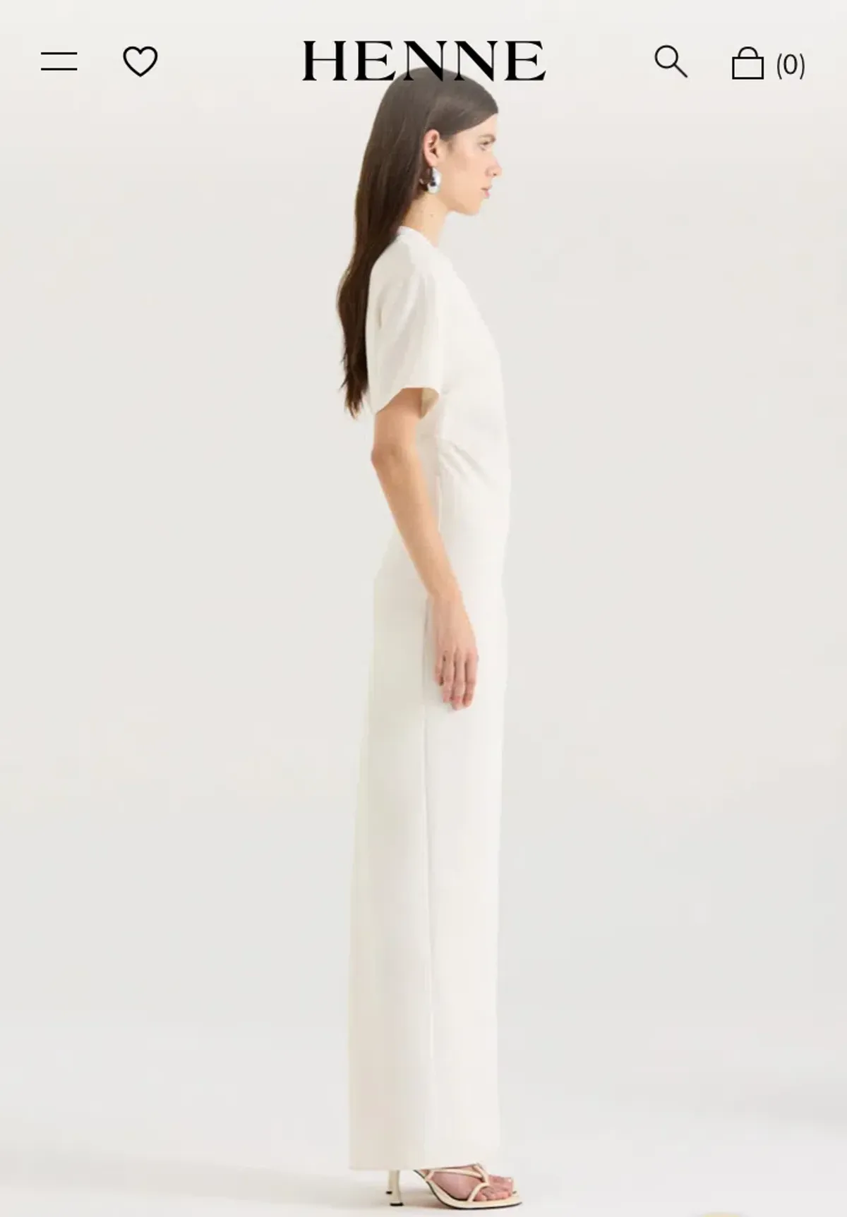 HENNE Avila Dress - Cream Size 14 - Image 7