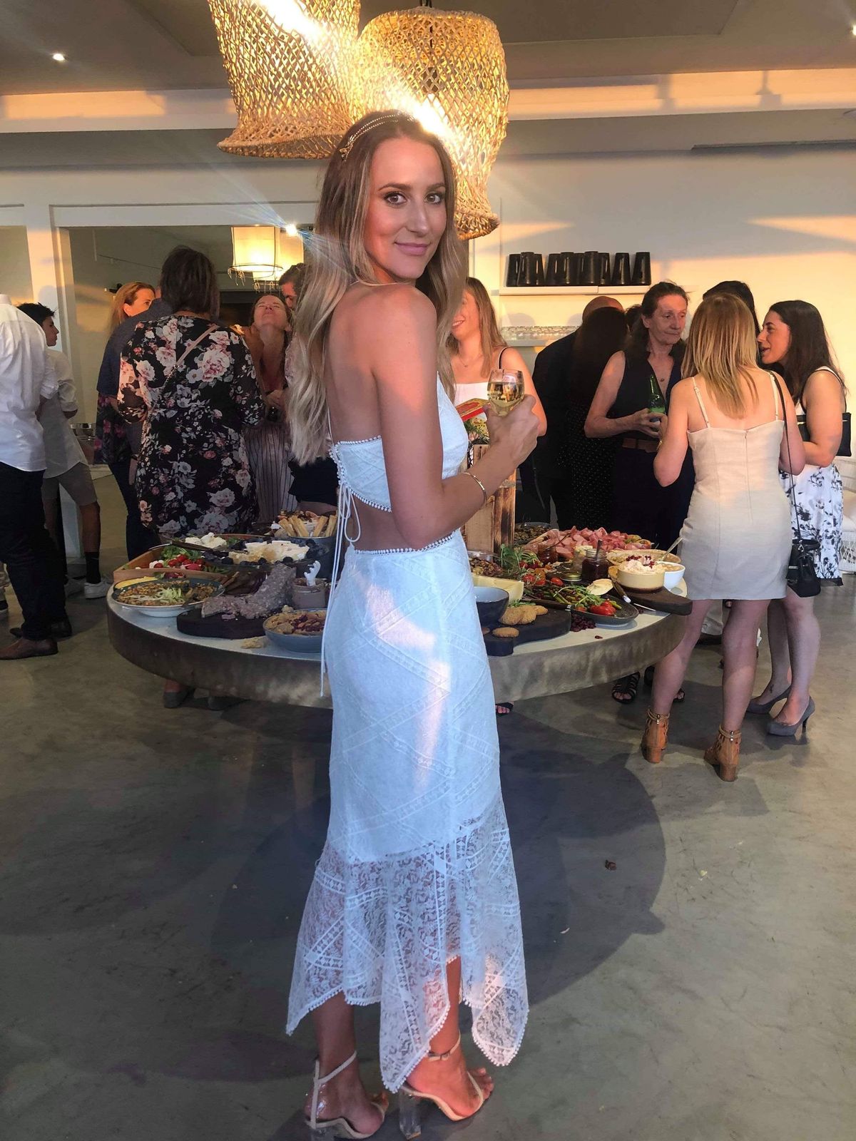 Manning Cartell Parlour Games Racer Dress White Size 8 - Image 2