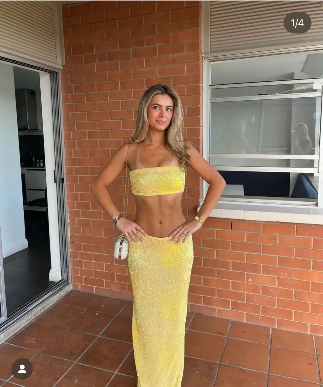 Natalie Rolt Desiree Set Yellow for rent on The Volte - main image