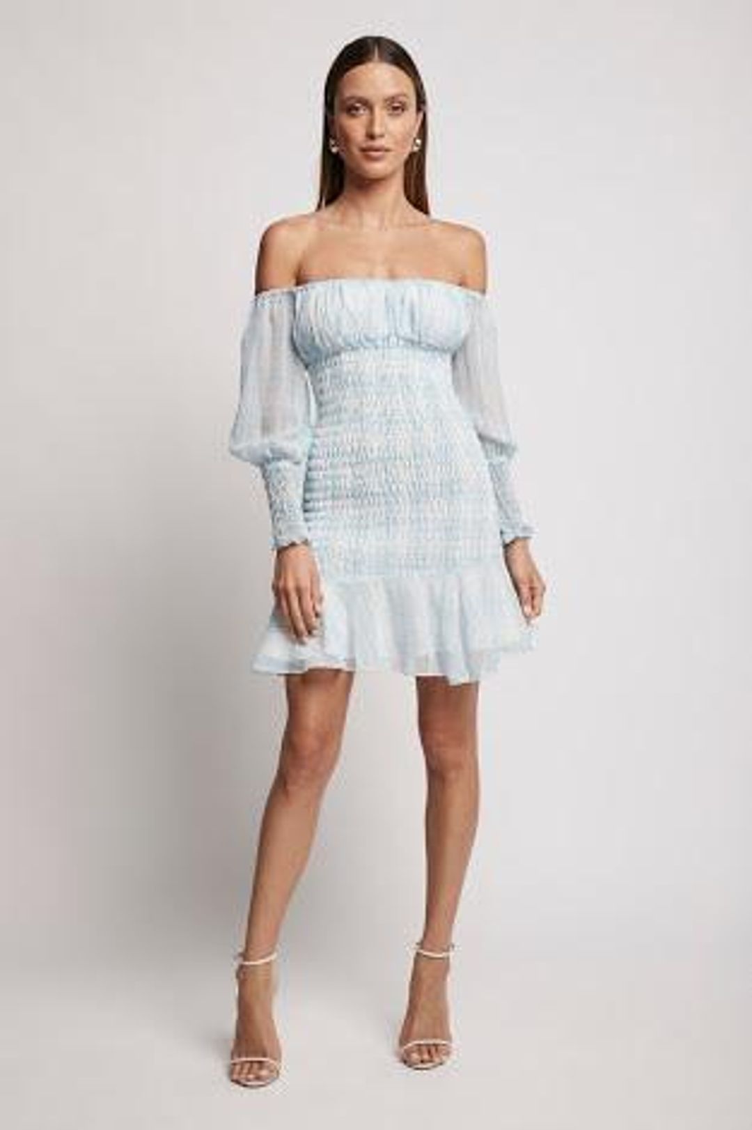 Sofia The Label Rhodes Dress Baby Blue Size 8 for rent on The Volte - main image