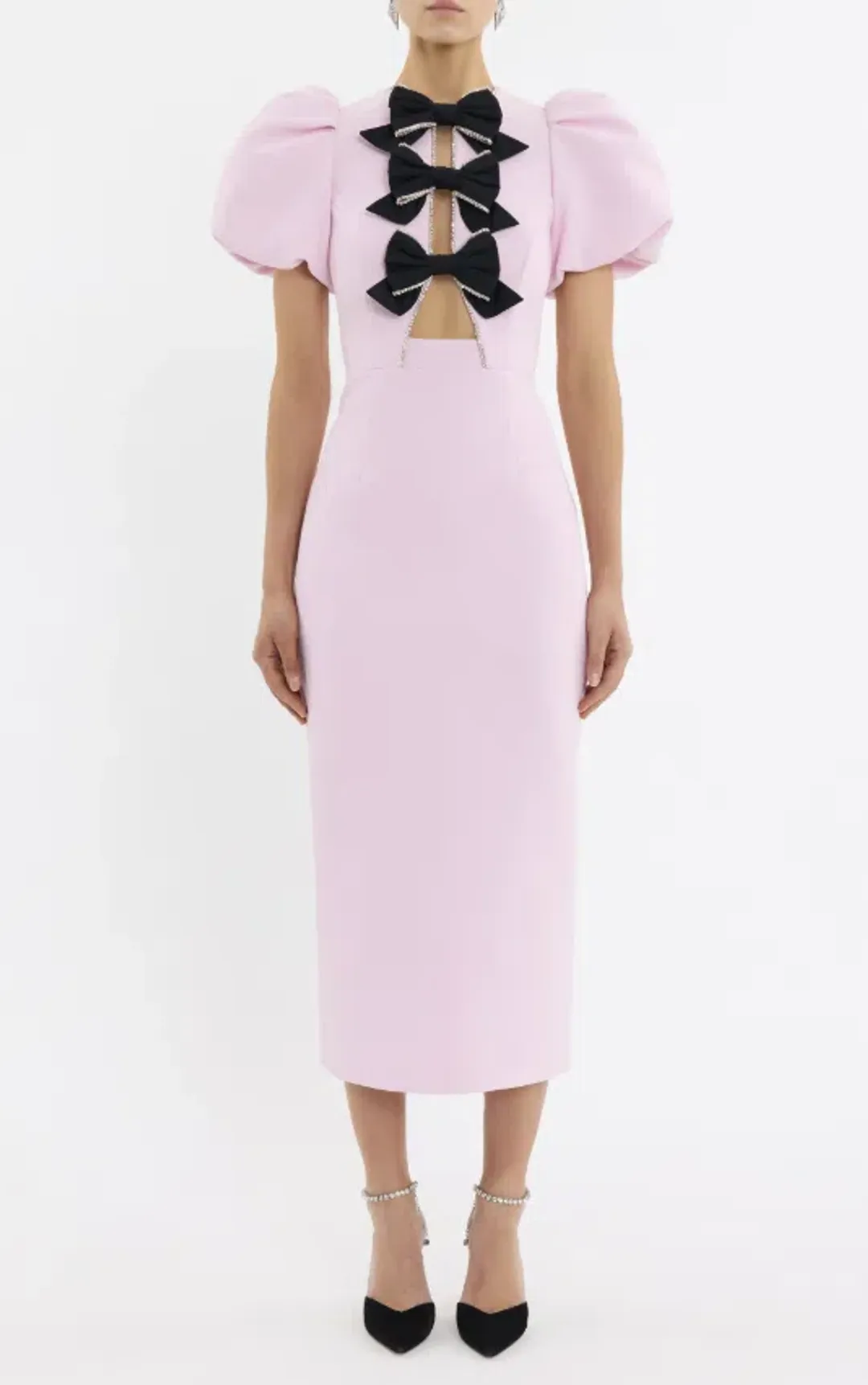 Rebecca Vallance Nemy Midi Dress Size 14 for rent on The Volte - main image