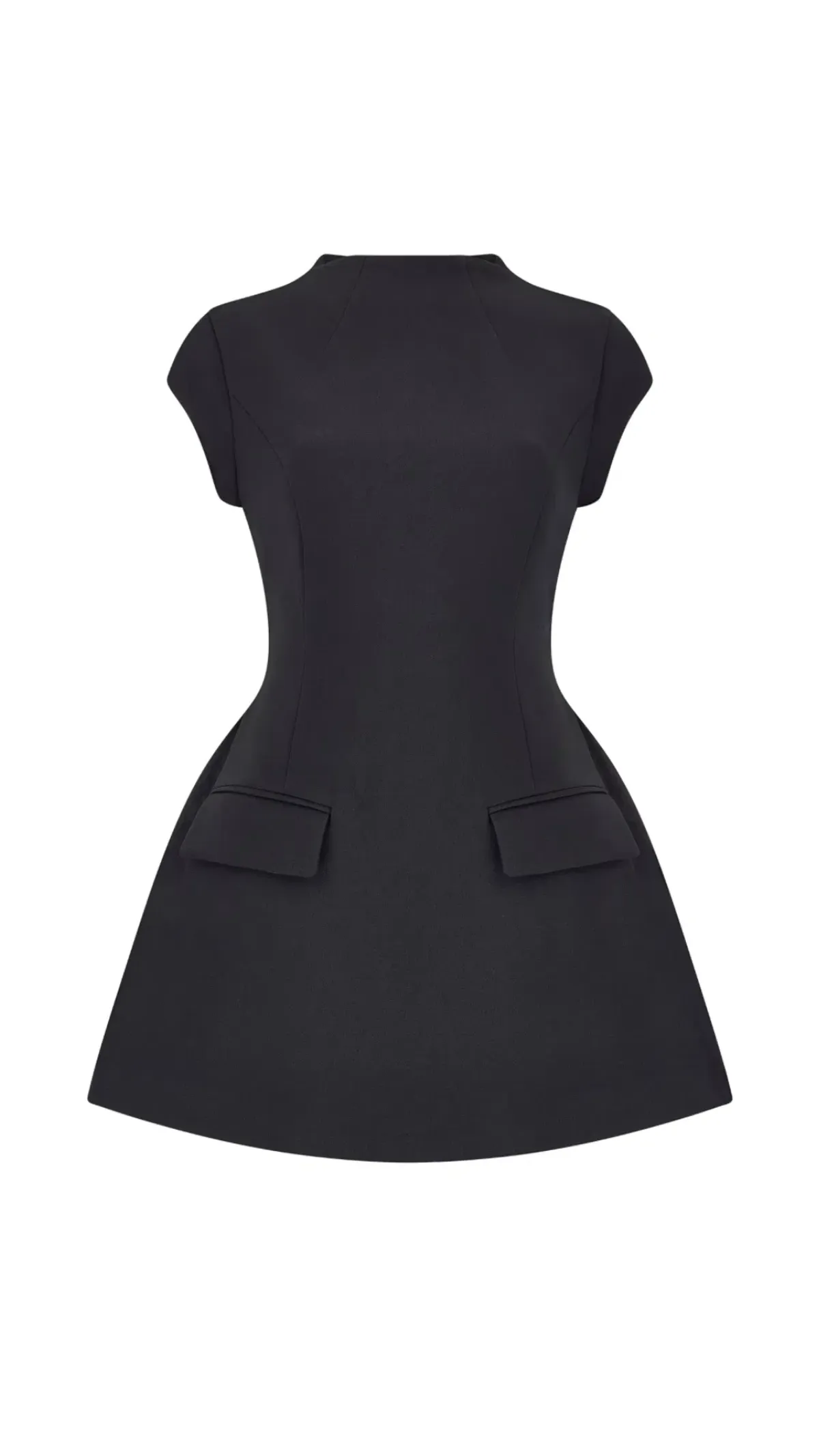 Odd Muse The Ultimate Muse Cap Sleeve Mini Dress Black Size S/AU 8 - Image 5