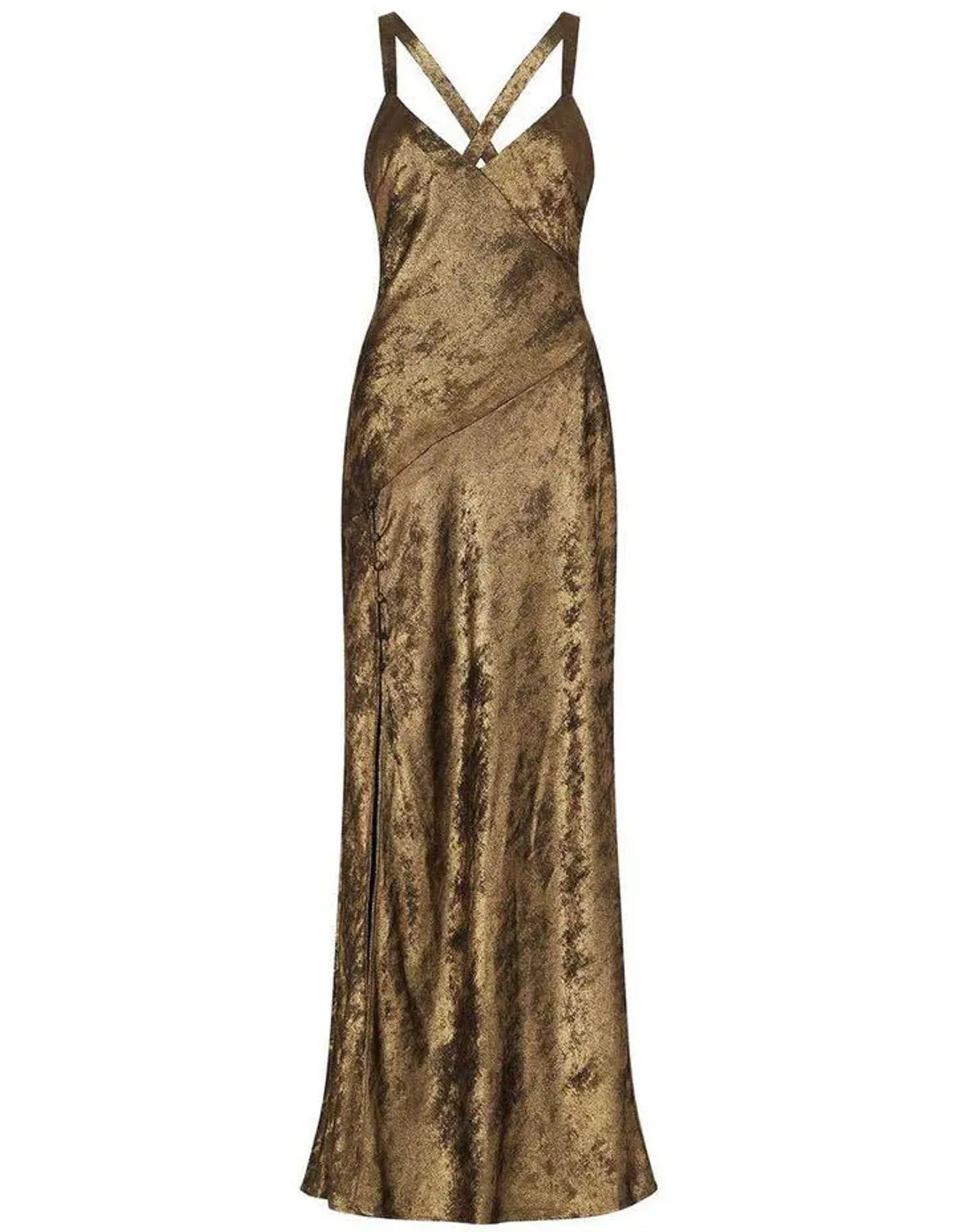 Sass & Bide Higher Love Dress Gold Size 6 for rent on The Volte - main image