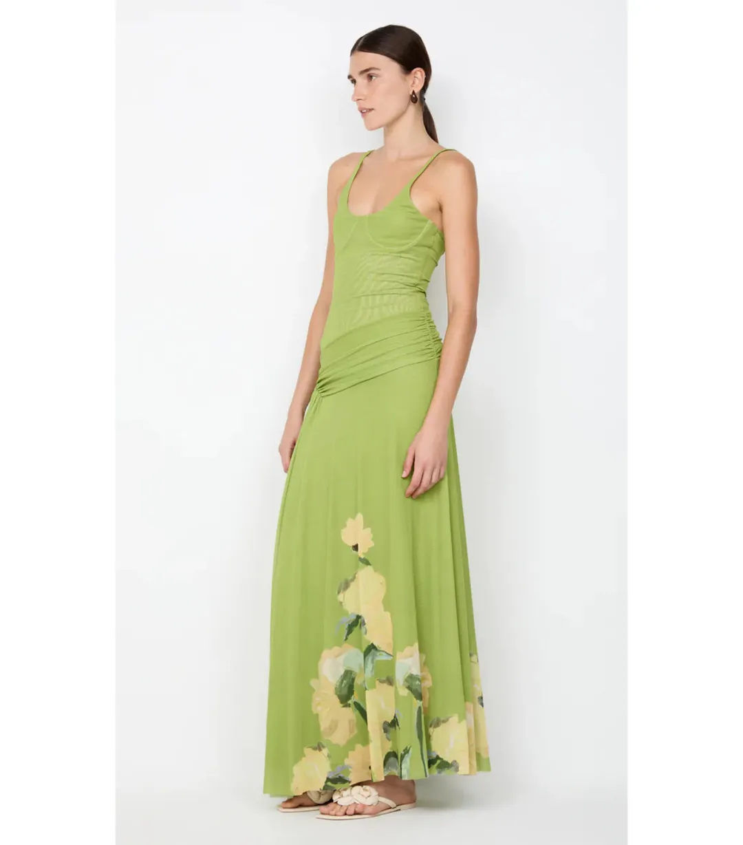 Bec & Bridge Citrina Maxi Dress Aniya Floral Size AU 6 for rent on The Volte - main image