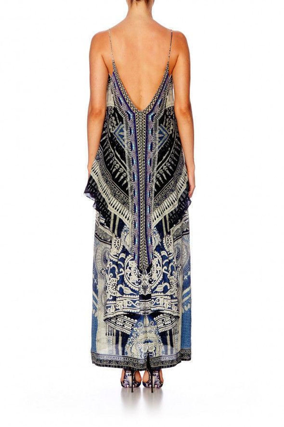 CAMILLA Tales of Batik Low Back Layered Dress Size XS  - Image 5