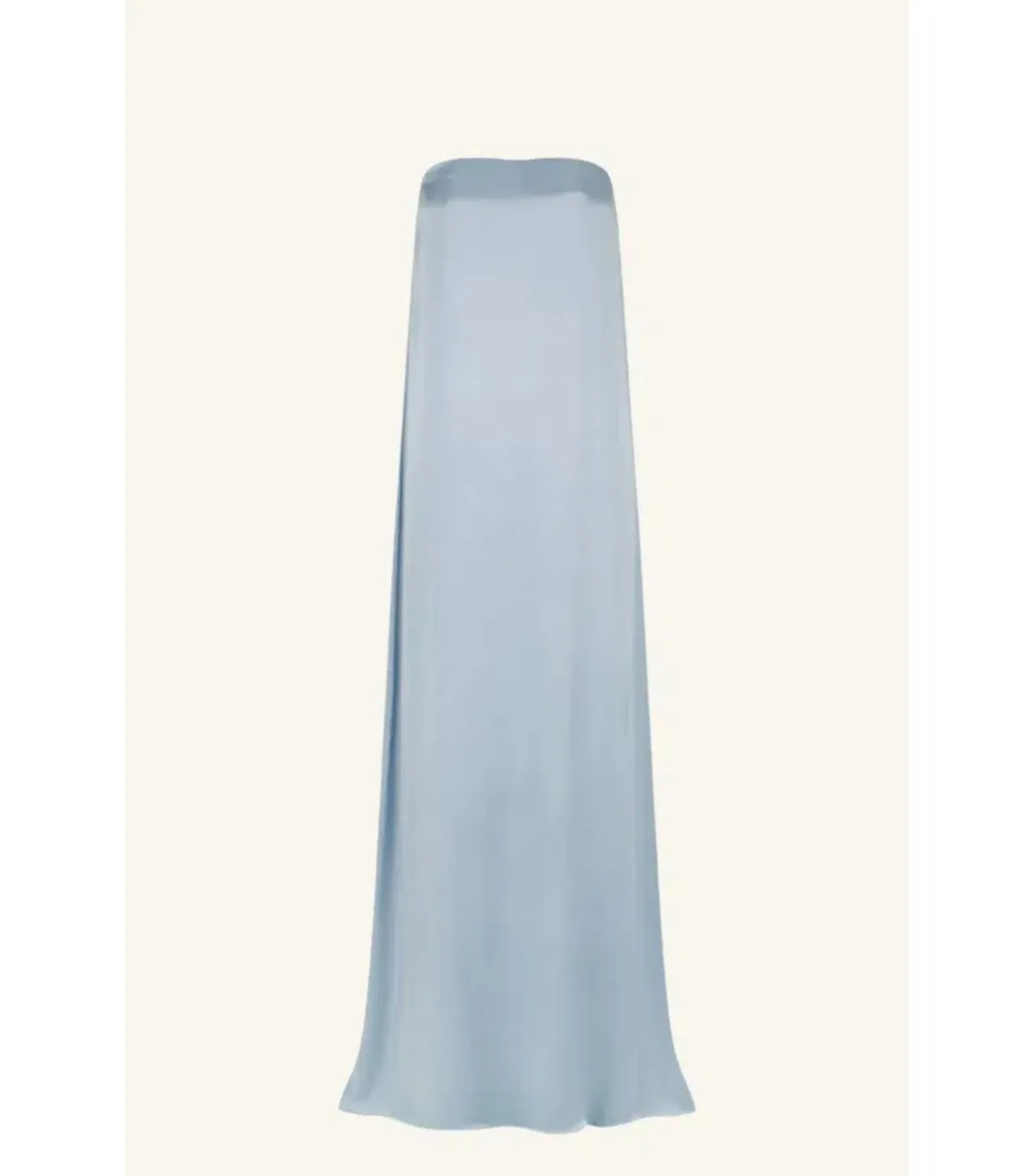 Shona Joy La Lune Strapless Column Maxi Dress Powder Blue Size AU 10 - Image 7