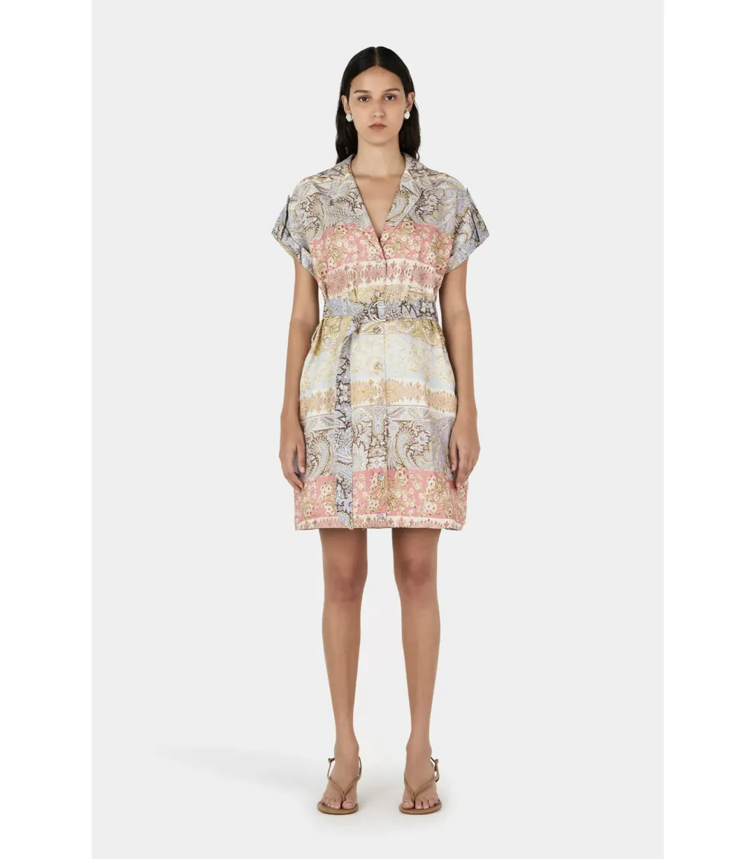 Hansen And Gretel Kathryn Dress Paisley Lane Print Size AU 8 for rent on The Volte - main image