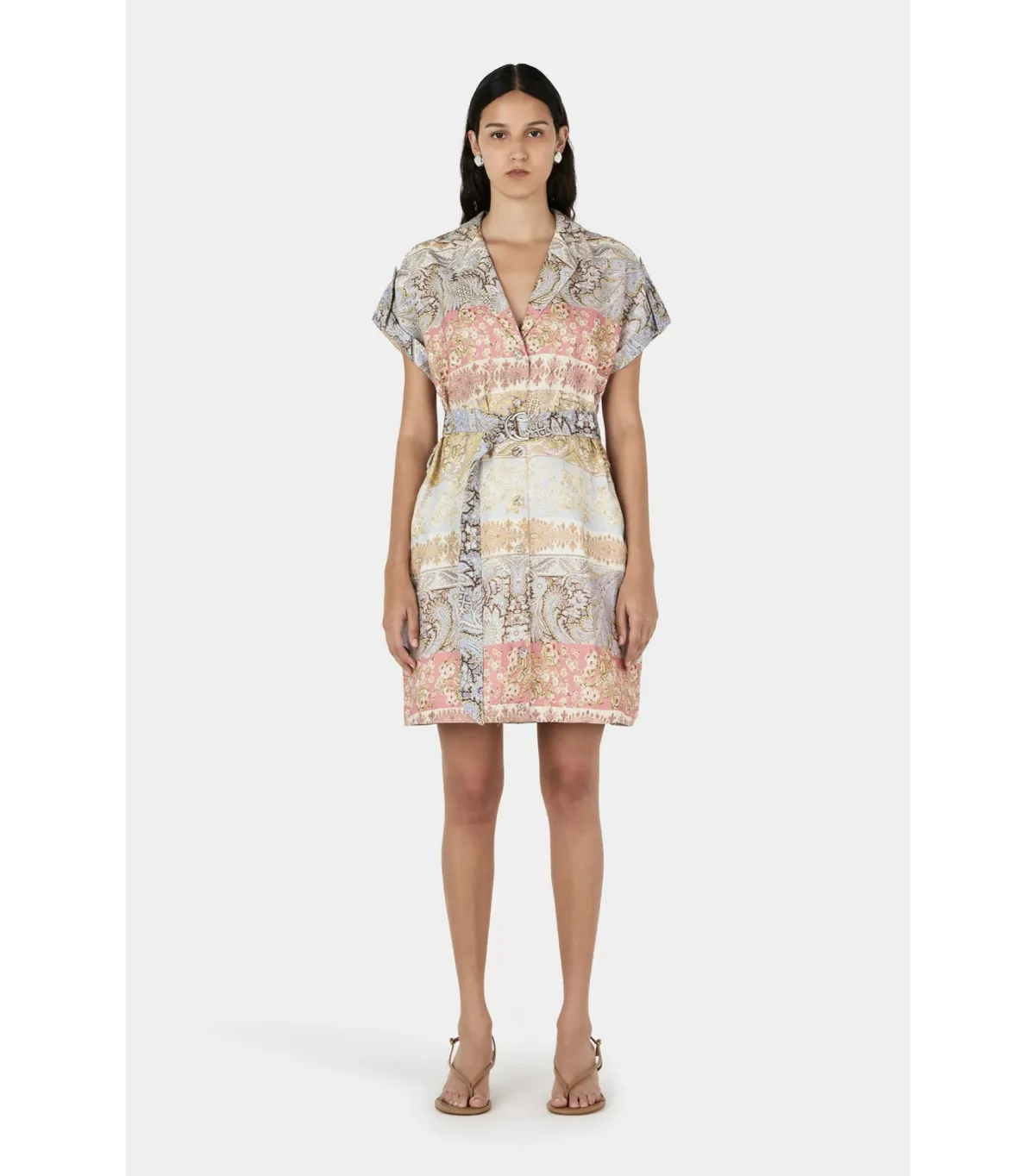 Hansen And Gretel Kathryn Dress Paisley Lane Print Size AU 8 - Image 1