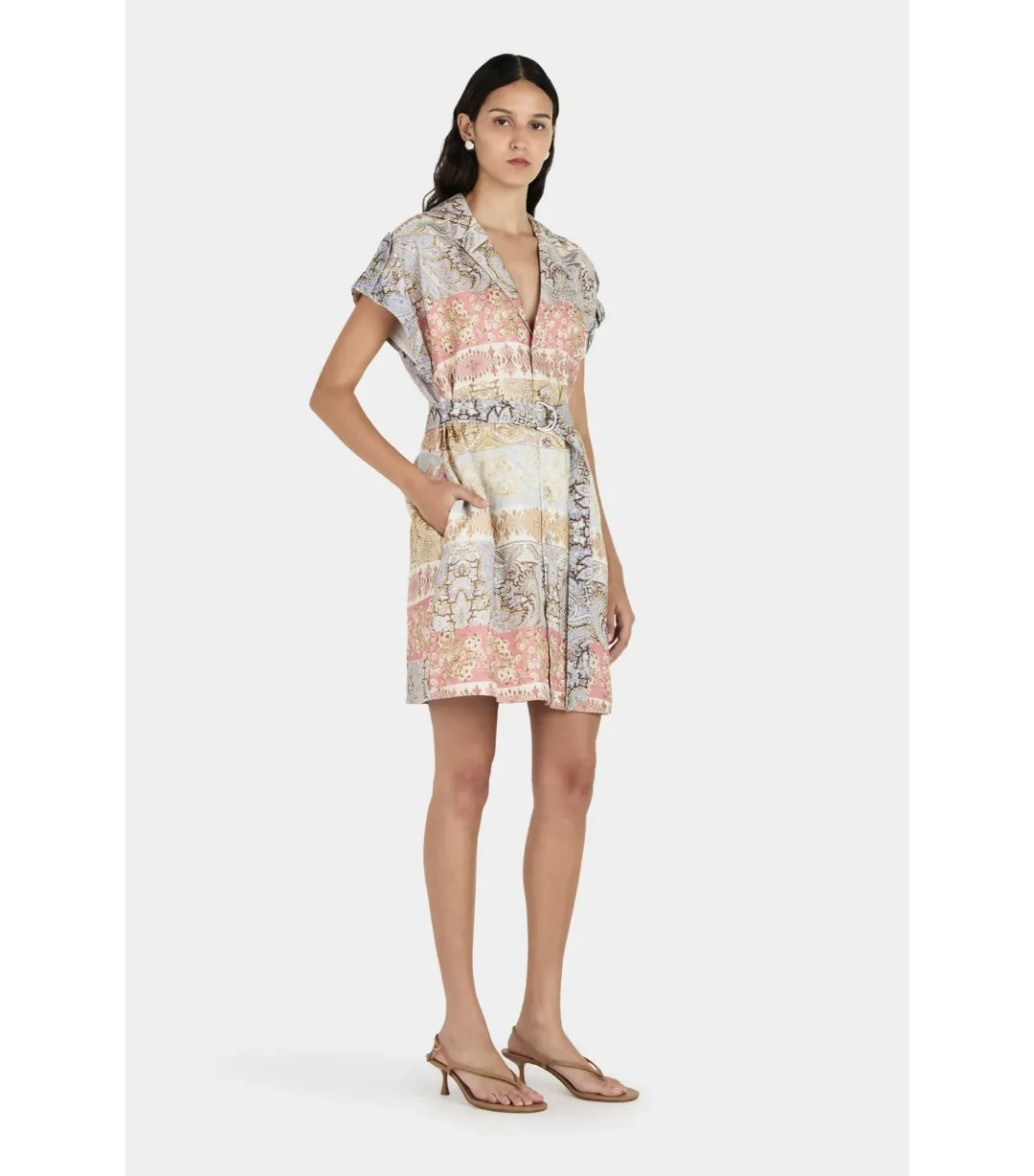 Hansen And Gretel Kathryn Dress Paisley Lane Print Size AU 8 for rent on The Volte - main image