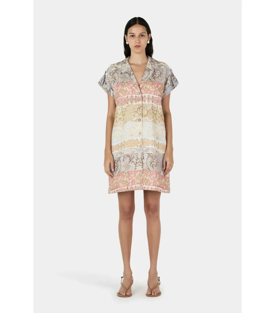 Hansen And Gretel Kathryn Dress Paisley Lane Print Size AU 8 for rent on The Volte - main image