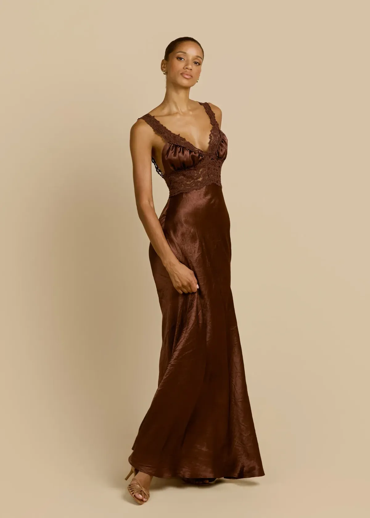 Arcina Ori Eveline Dress Cacao Size 6 - Image 2