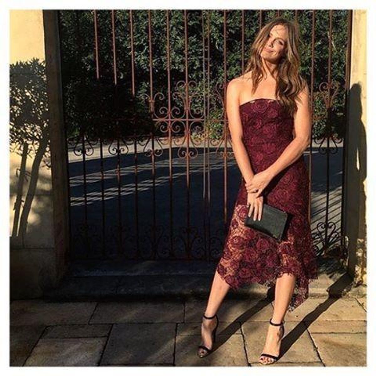 Manning Cartell Rambling Ros Strapless Midi Dress - Image 3