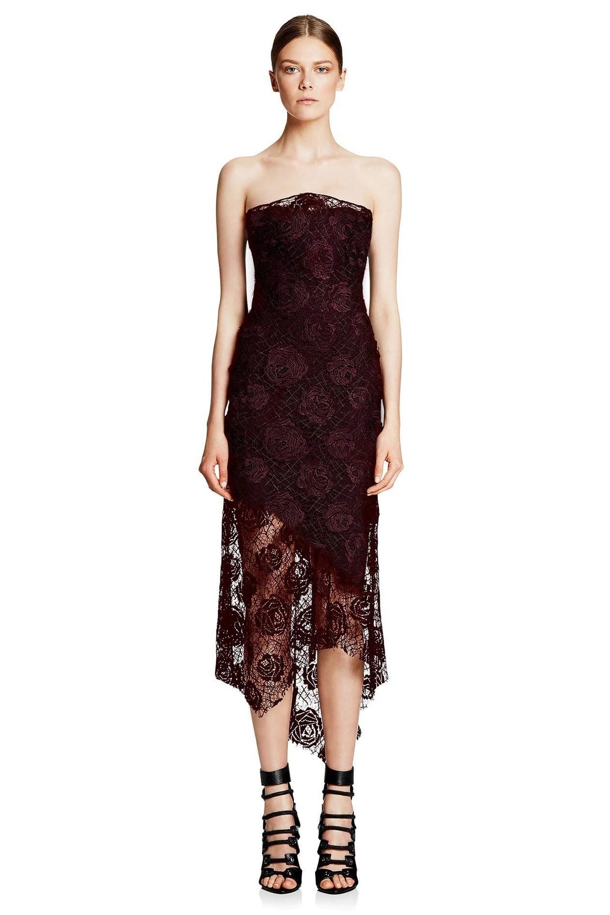 Manning Cartell Rambling Ros Strapless Midi Dress - Image 1