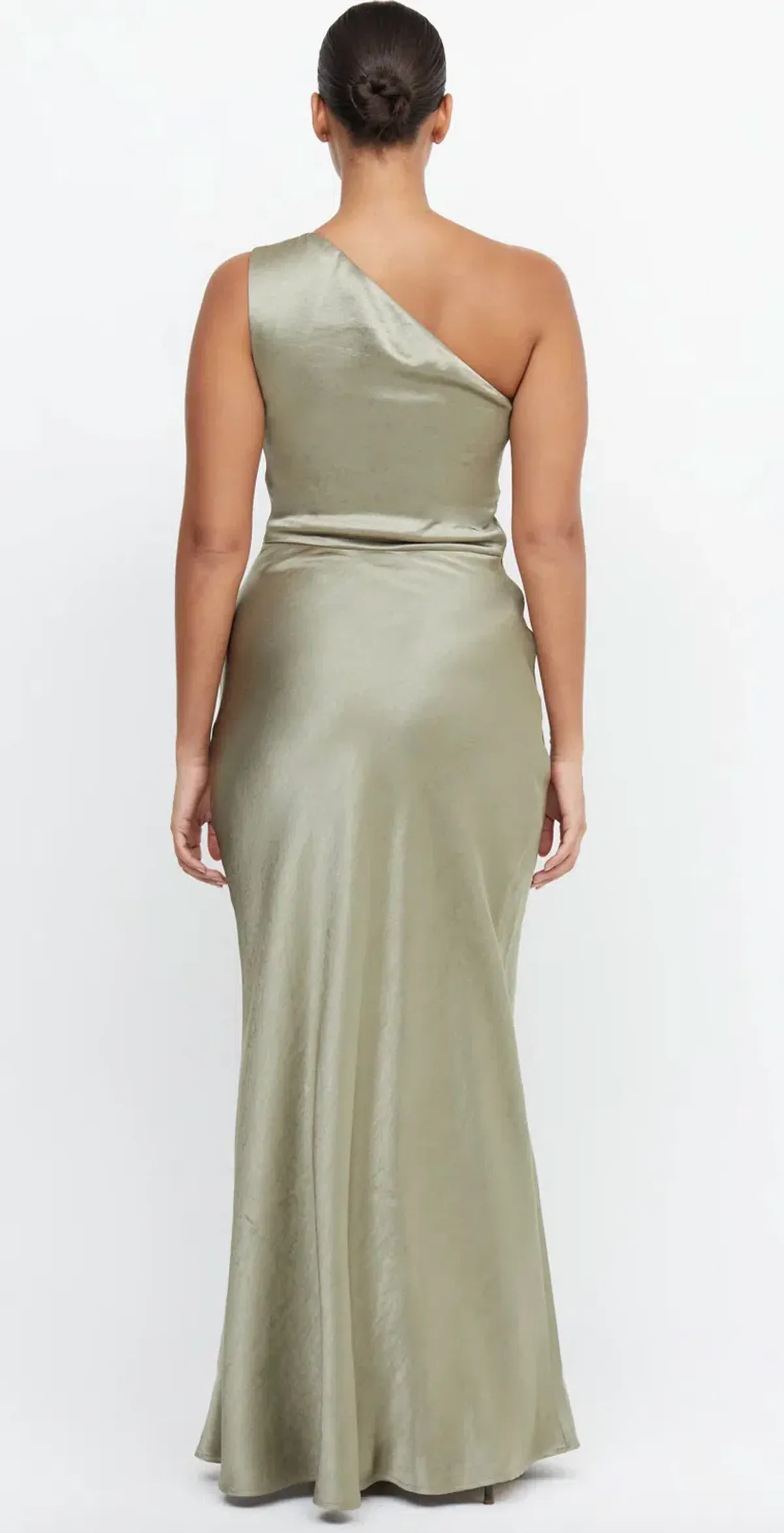 Bec & Bridge The Dreamer Asym Dress Sage Size 8 - Image 2