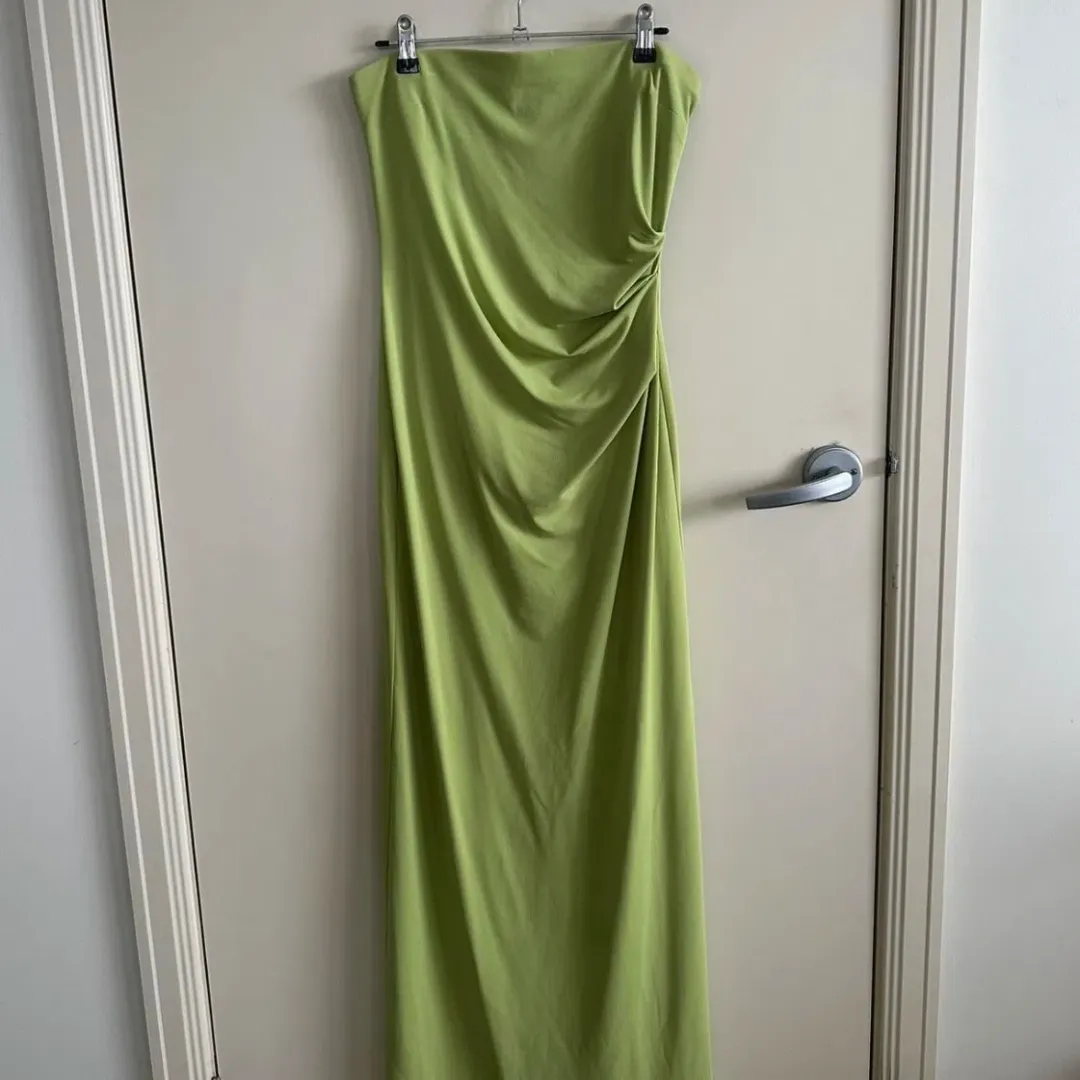 Bec and Bridge Myla dress in green  for rent on The Volte - main image