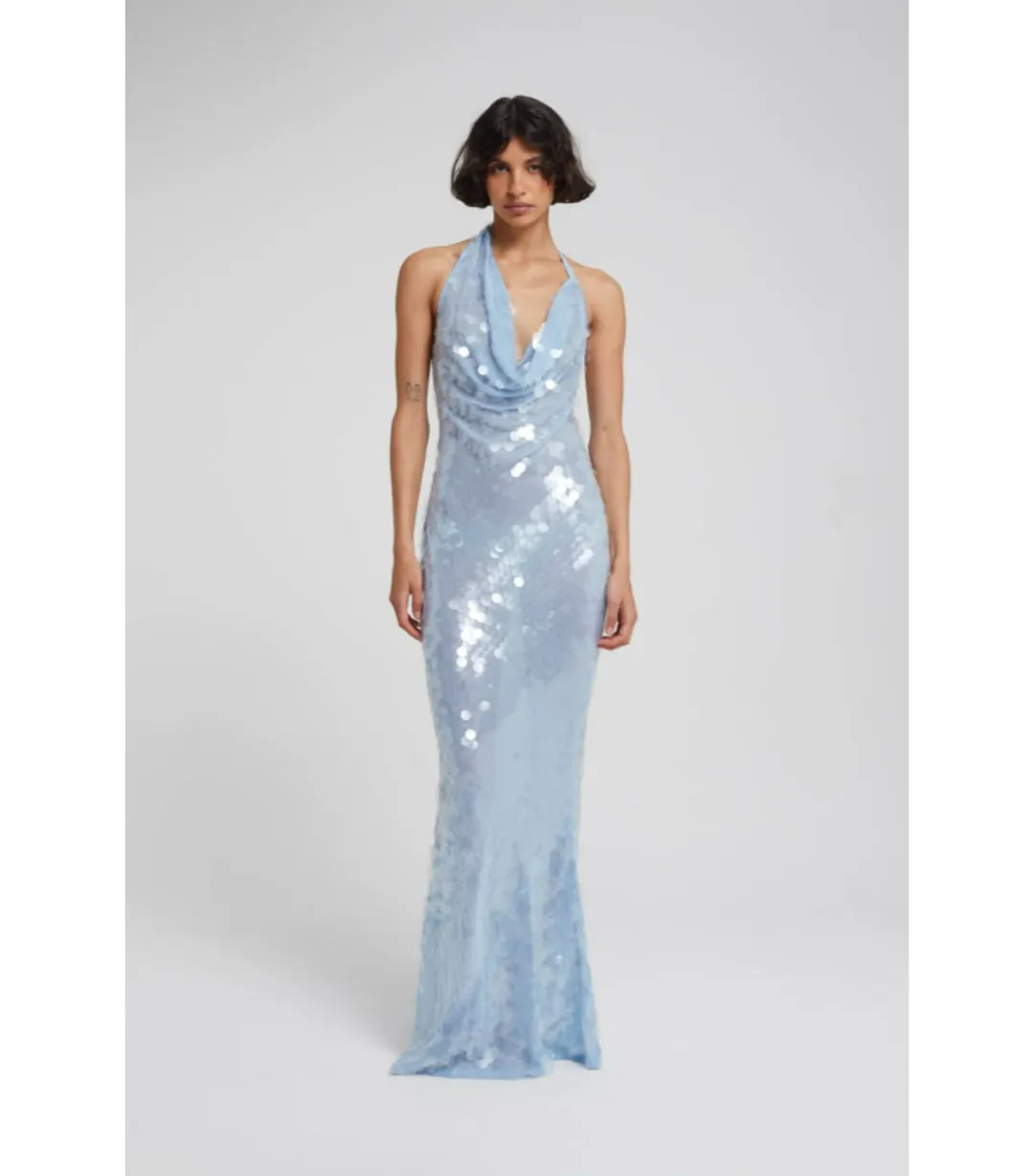 Rat & Boa Anais Maxi Dress in Cornflower Blue Size 6 for rent on The Volte - main image