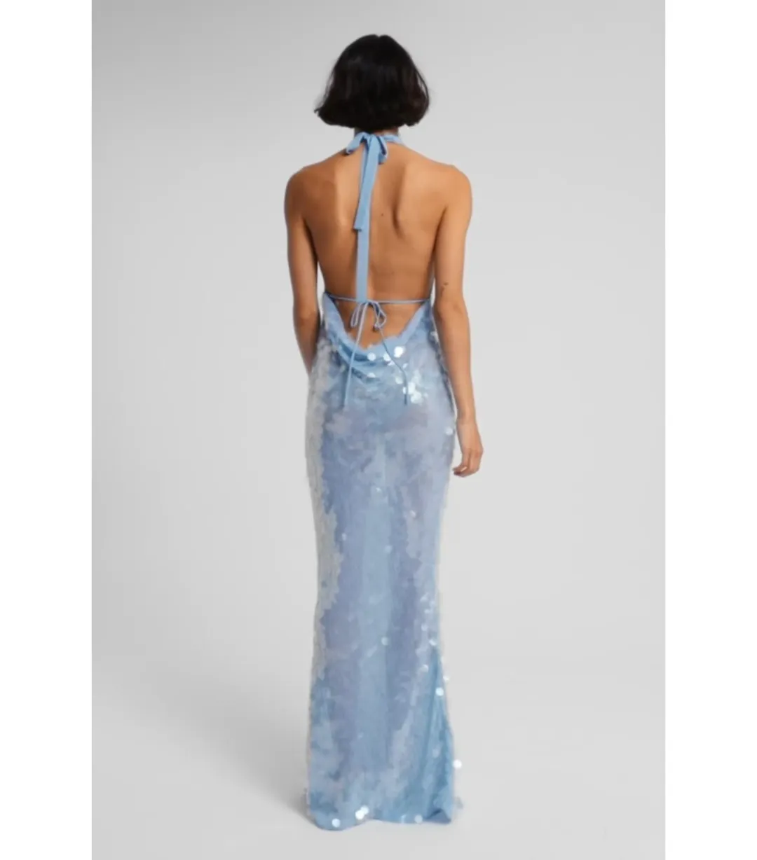 Rat & Boa Anais Maxi Dress in Cornflower Blue Size 6 for rent on The Volte - main image