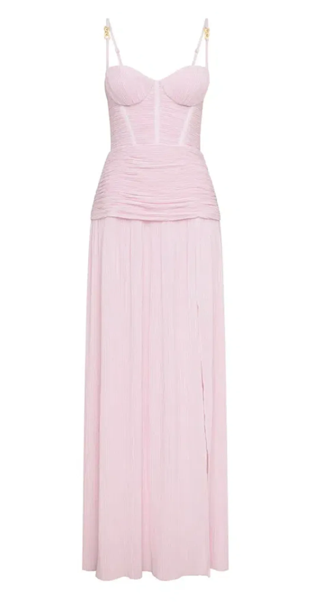 Manning Cartell Double Time Pleat Maxi Dress Hydrangea Size 6 for rent on The Volte - main image