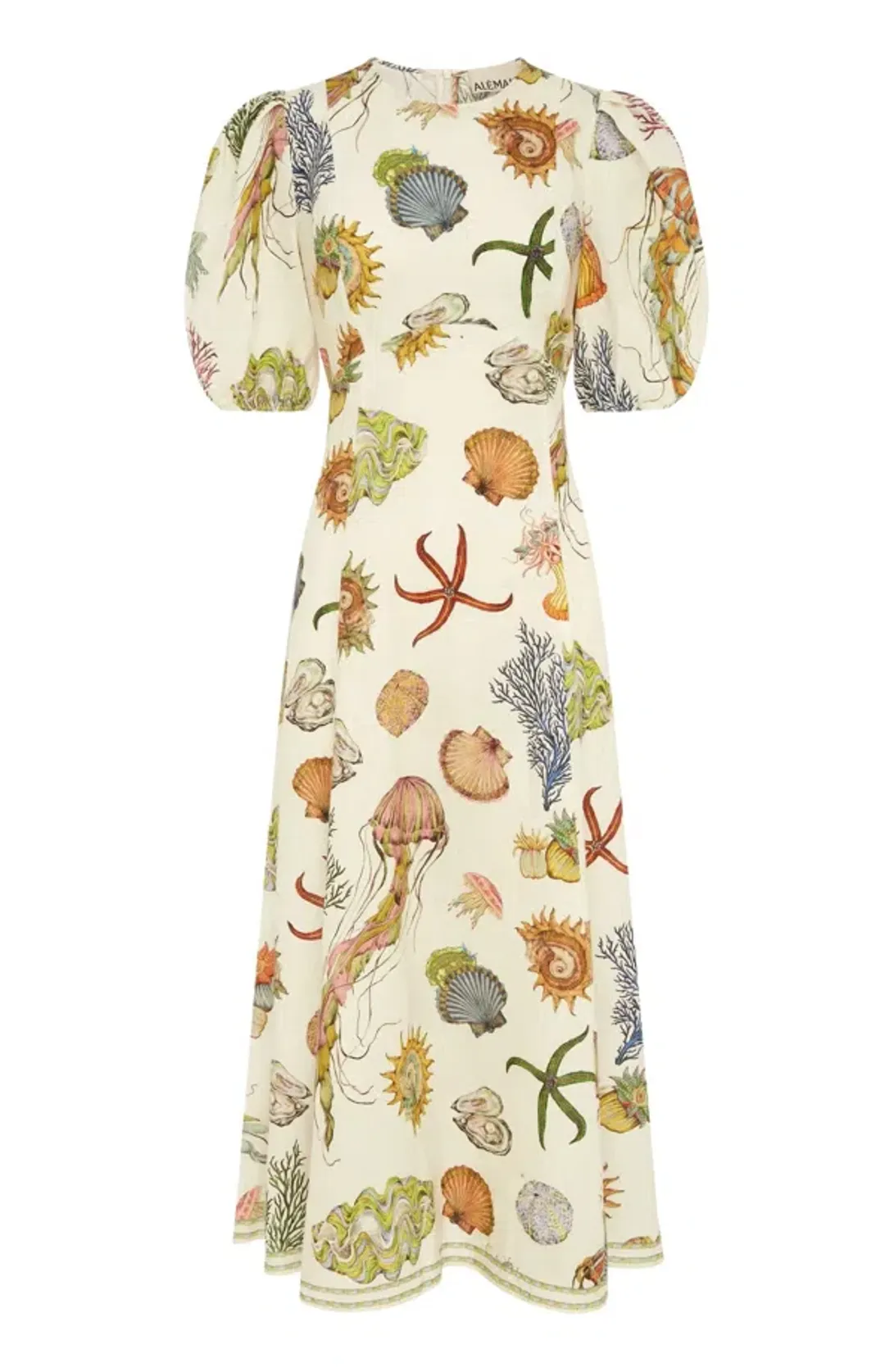 Alemais Sea Midi Dress Size 8 for rent on The Volte - main image