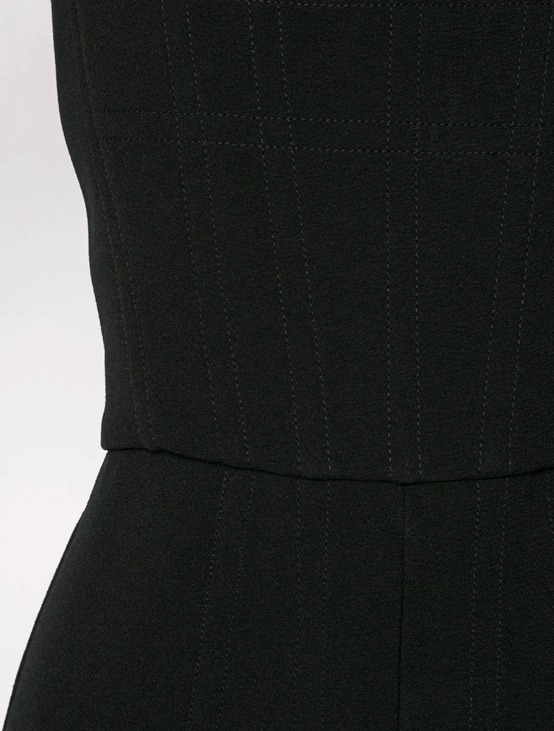 Dion Lee Black Fitted Corset Dress Size 10 for rent on The Volte - main image
