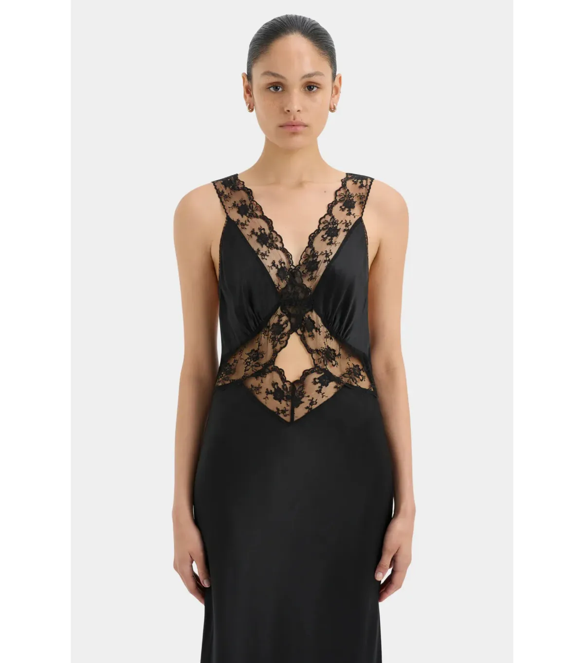 Sir the Label Aries Cut Out Gown in Black Size 1 / AU 8 - Image 3