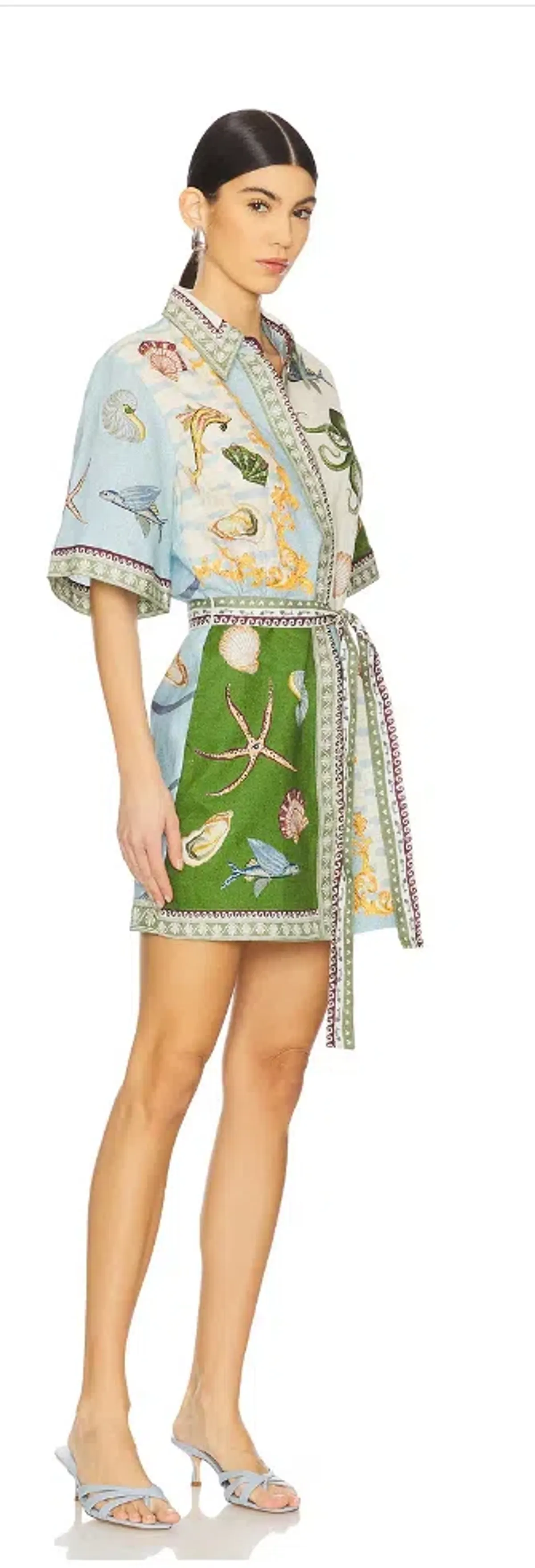 Alemais Bath House Mini Dress - Size 10 - Image 3