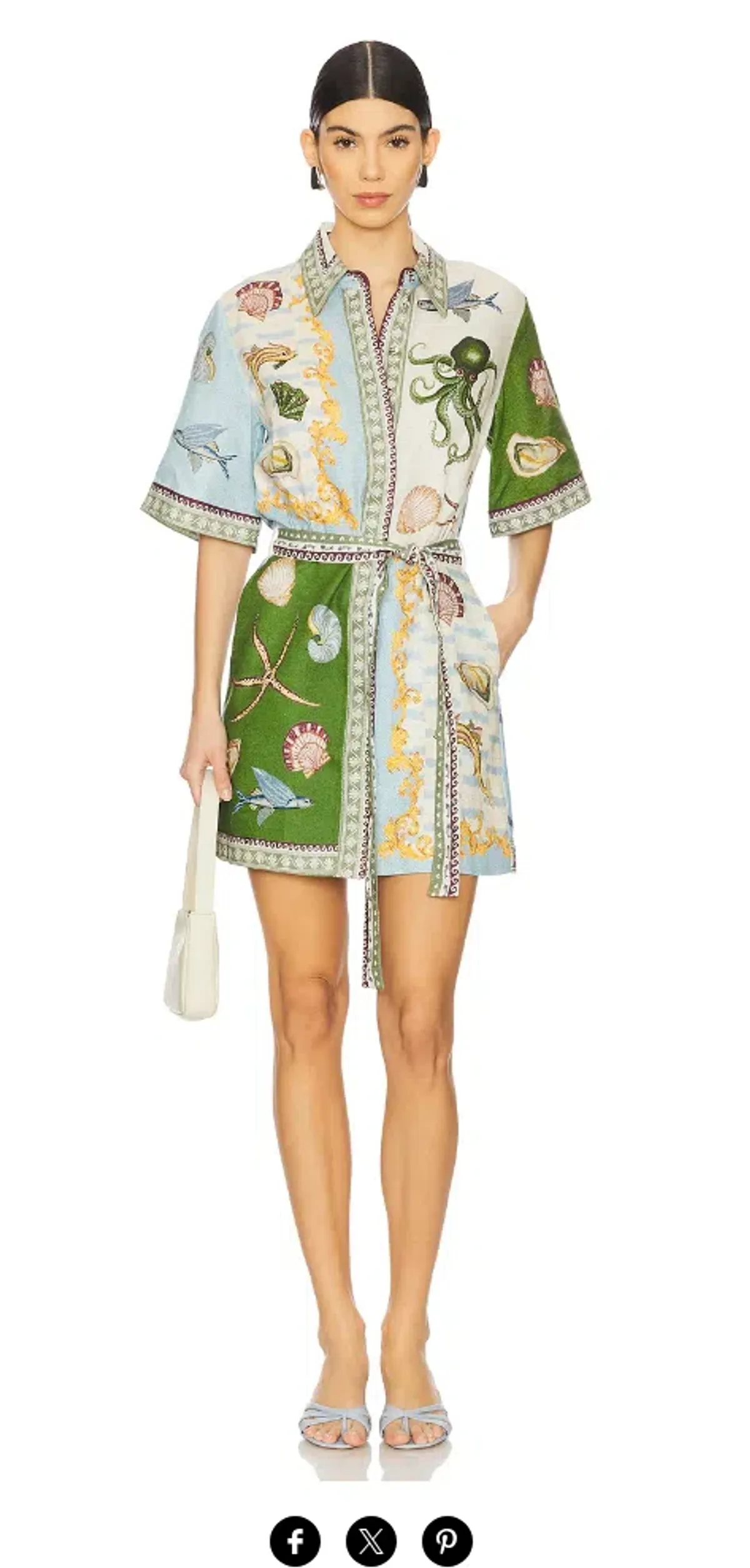 Alemais Bath House Mini Dress - Size 10 - Image 2