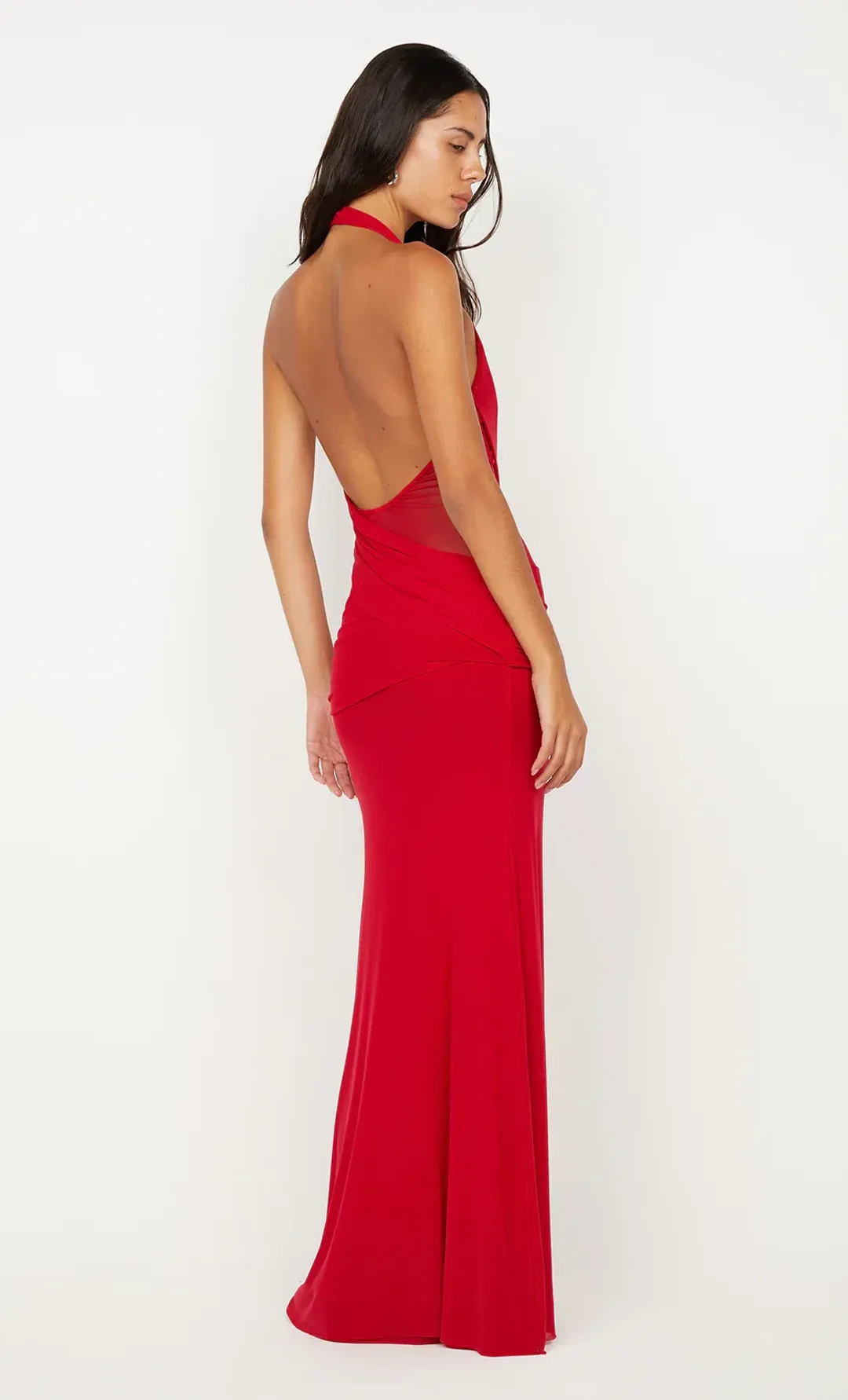 Bec & Bridge DEIJA HALTER MAXI DRESS Strawberry Size 14 for rent on The Volte - main image