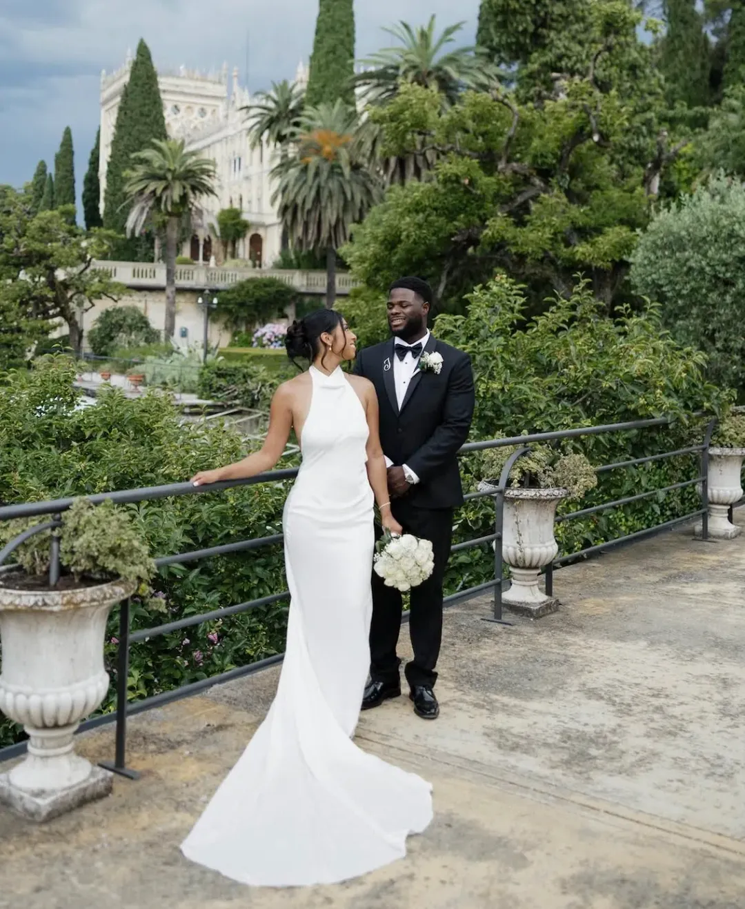 GRACE LOVES LACE Goldie Halter-neck Wedding Dress / Bridal Gown Size M for rent on The Volte - main image