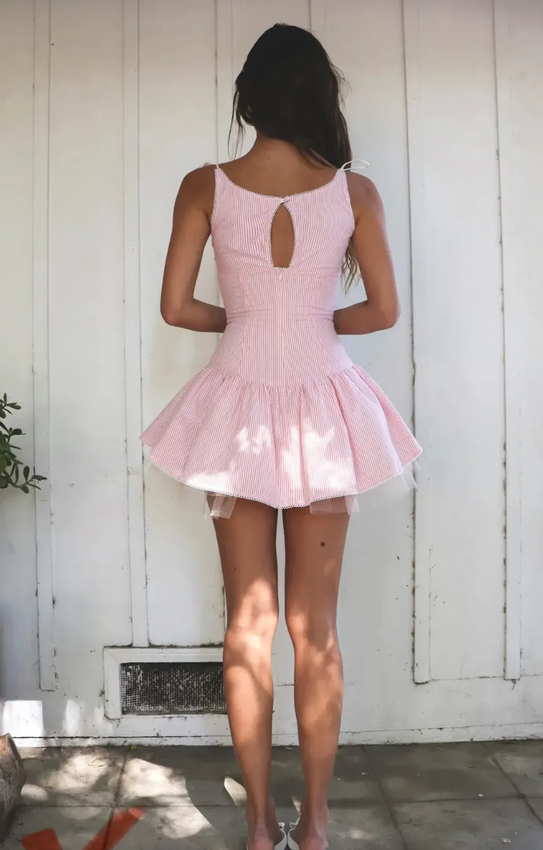 Fait Par Foutch Ember Dress Ballet Stripe XS for rent on The Volte - main image