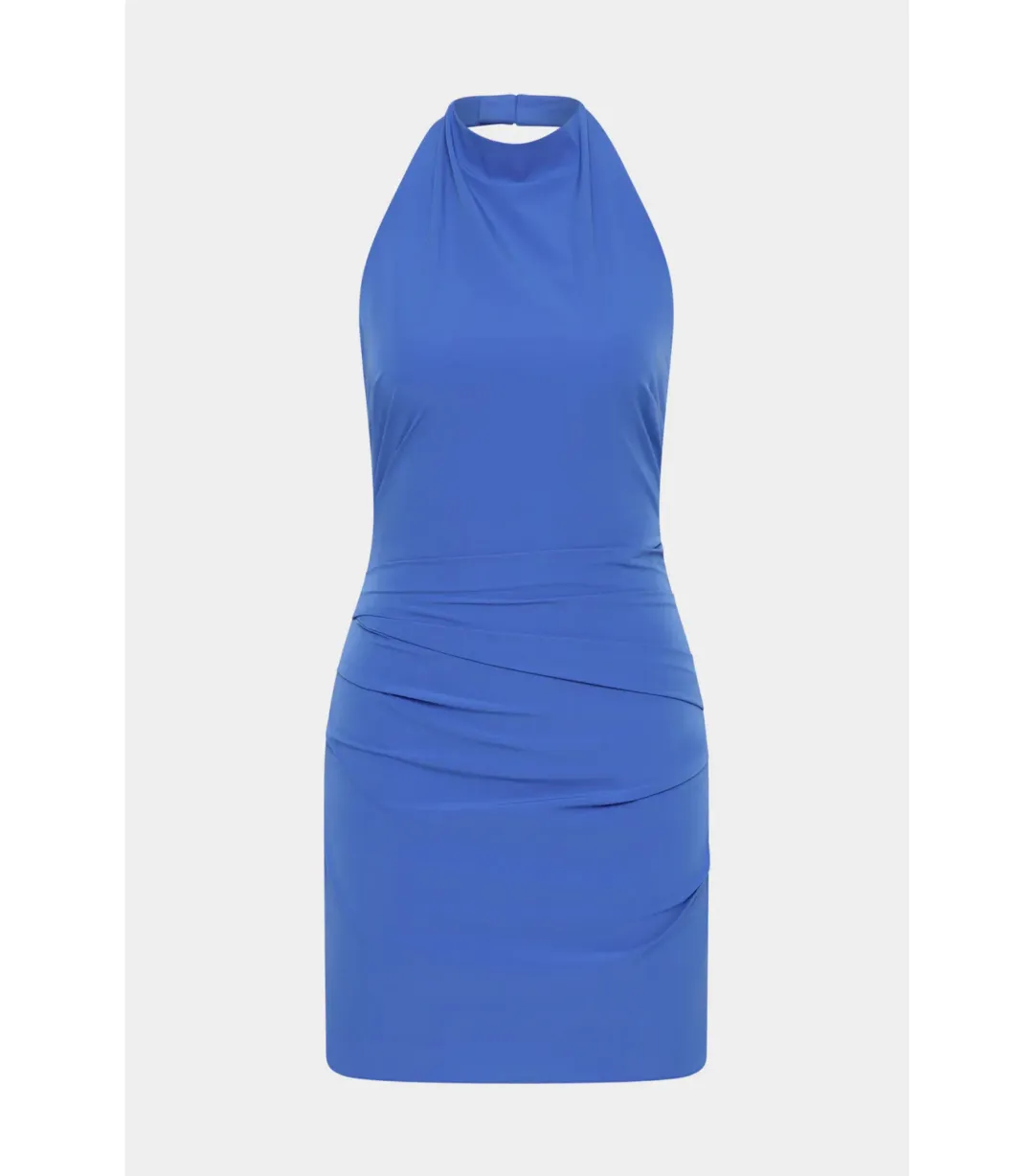 Sir the Label Sol Halter Mini Dress in Cobalt Blue Size AU 10  for rent on The Volte - main image