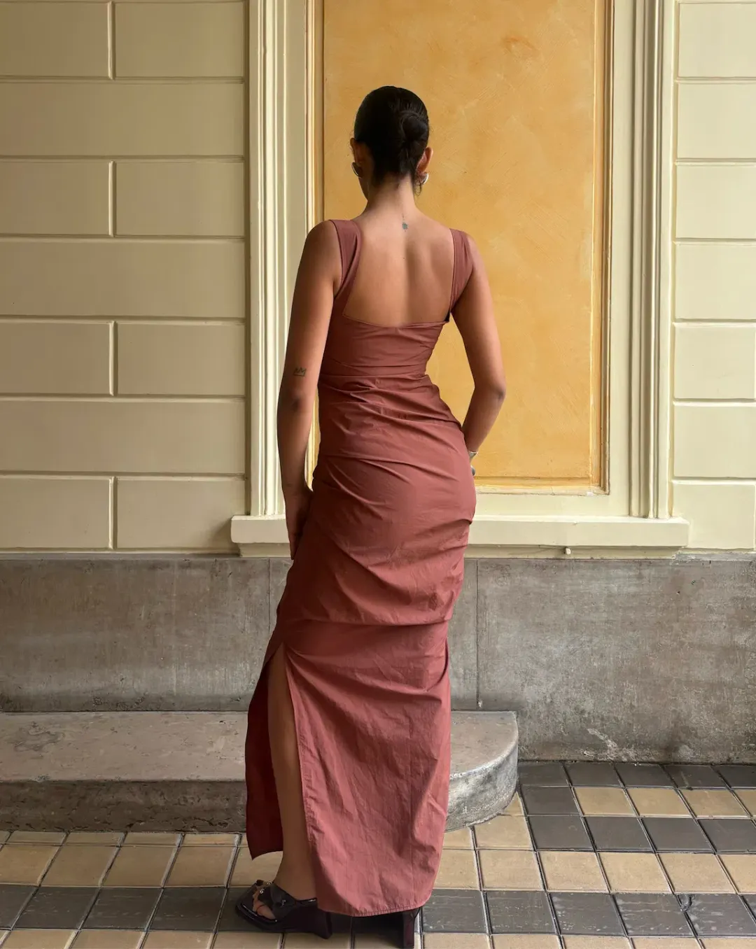 Paris Georgia Raf Dress Spice Size XS for rent on The Volte - main image