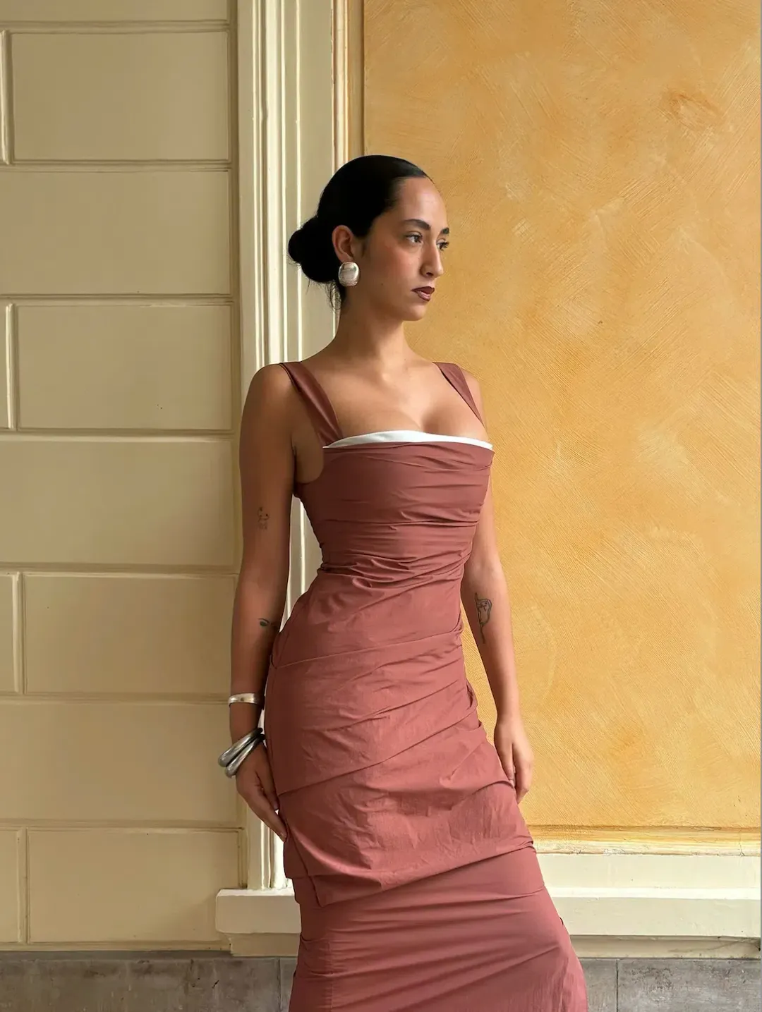 Paris Georgia Raf Dress Spice Size XS for rent on The Volte - main image