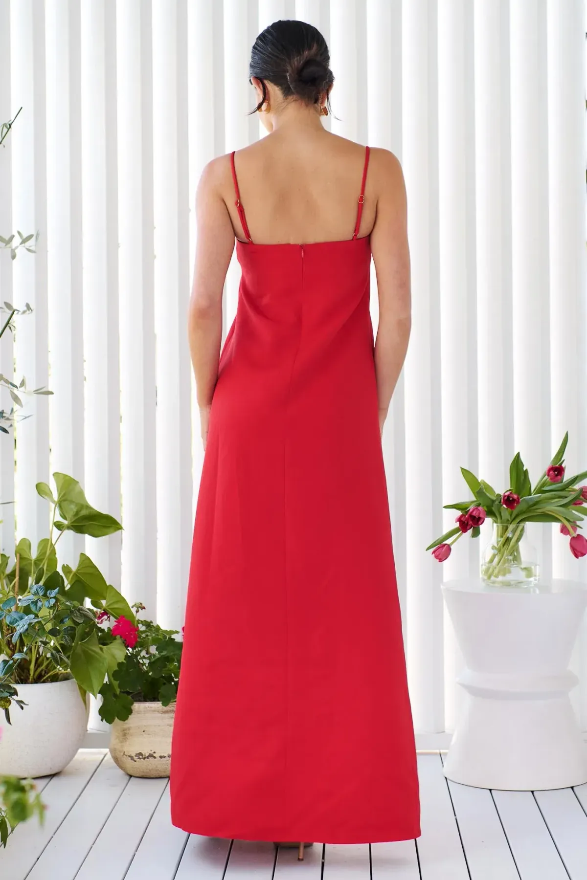 Elliatt Buttercup Embroidered Maxi Dress size 6 Red - Image 5
