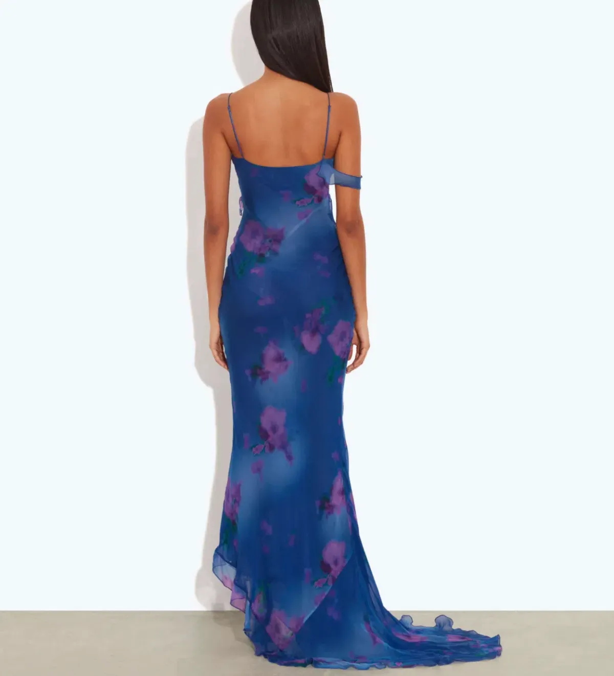 Rat & Boa SORRENTO DRESS in Blue & Purple Size S - Image 3