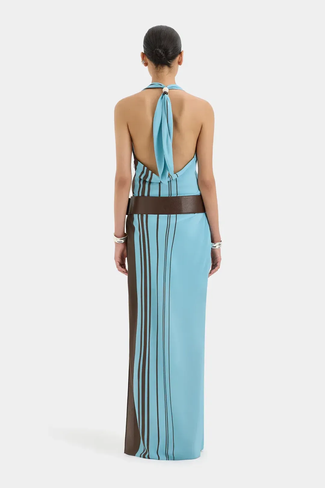 Sir the Label Rioja Halter Scarf Maxi Dress Size 3 for rent on The Volte - main image