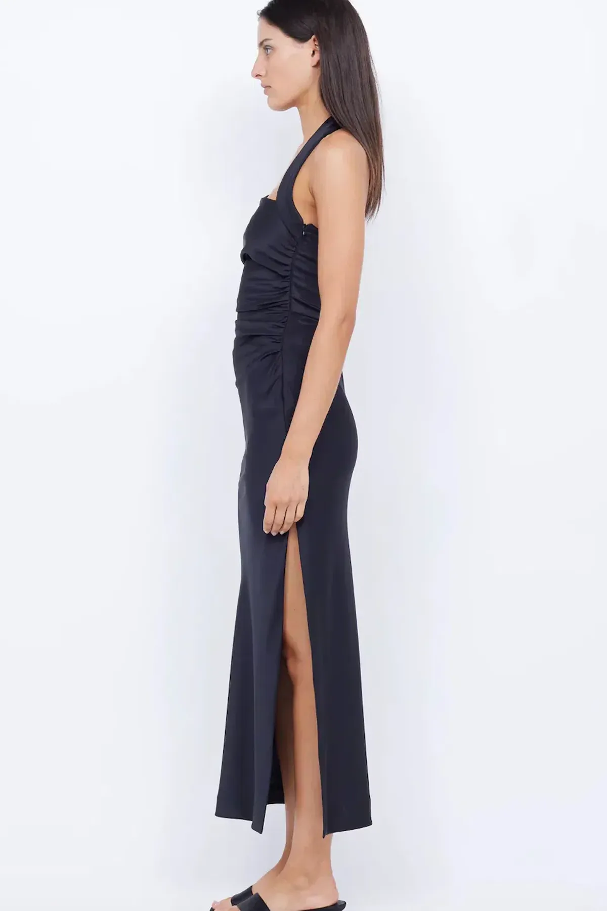 Bec & Bridge Ula Asym Maxi Dress Black Size 8 - Image 4