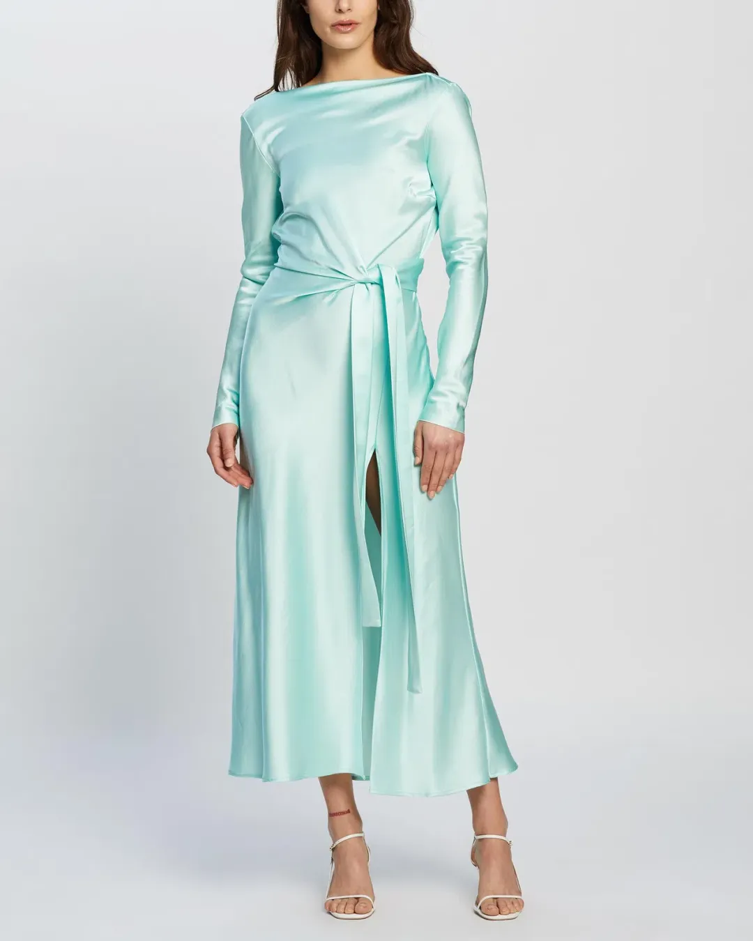 bec+ bridge agatha long sleeve midi dress for rent on The Volte - main image