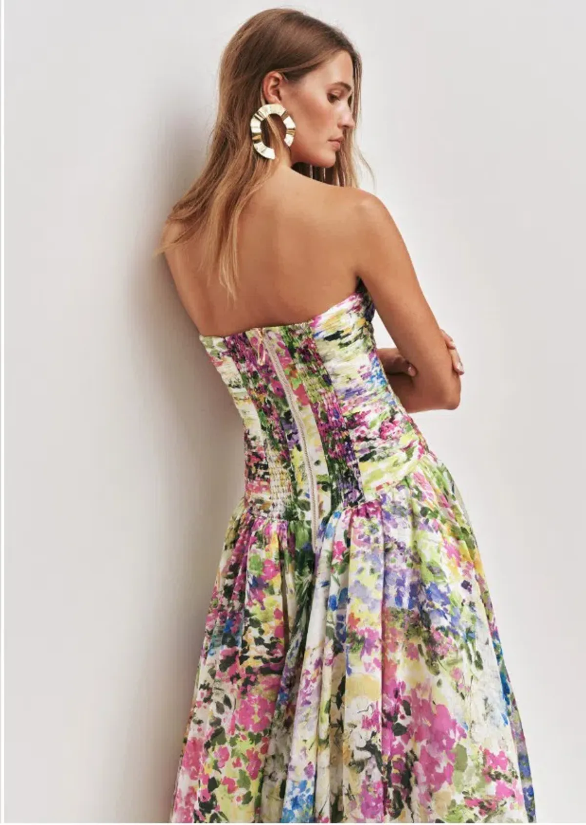 Aje Dahlia Maxi Gown in Lavandula Floral Size 6 - Image 2