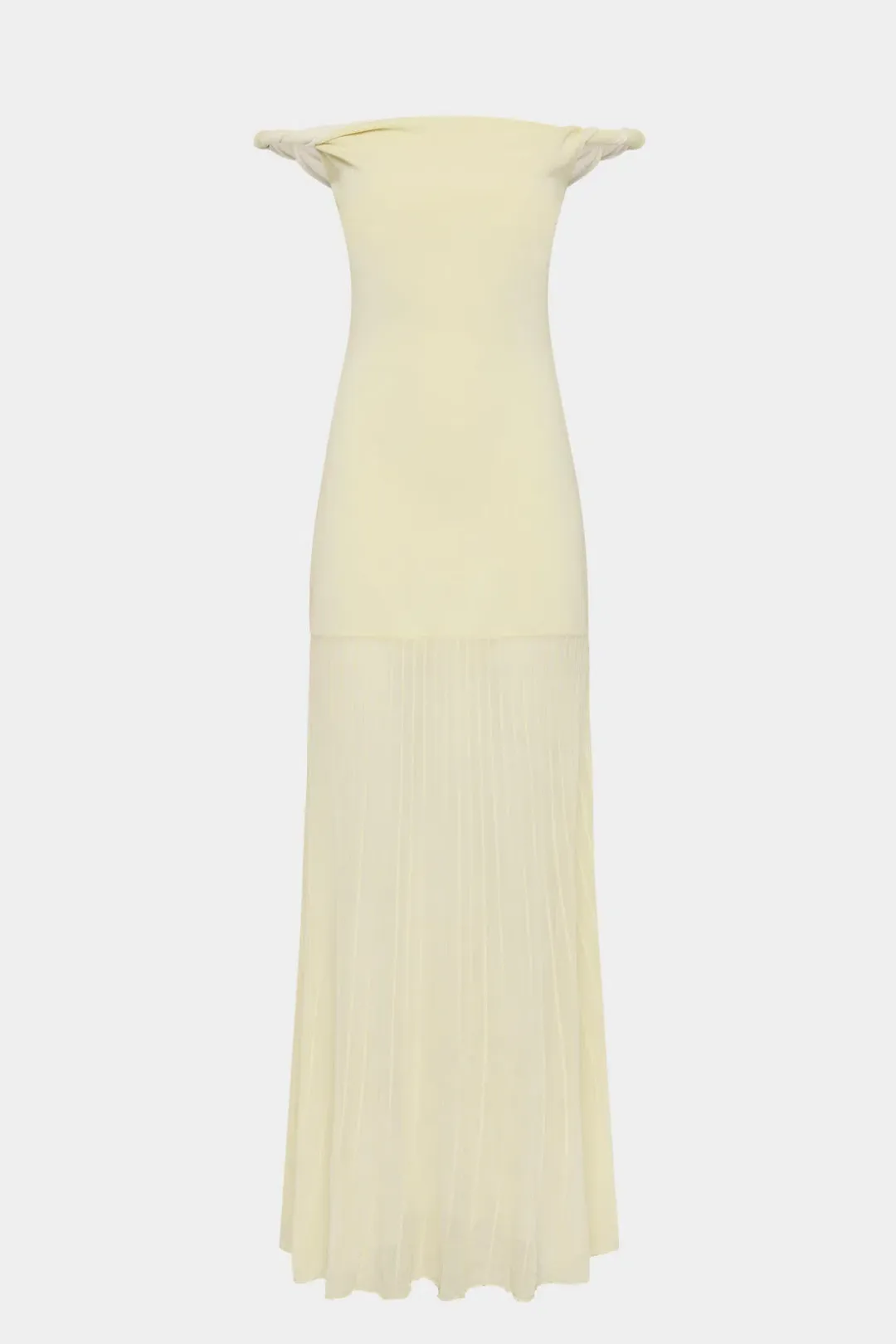 Sir Elia Off Shoulder Twist Dress- 0P for rent on The Volte - main image