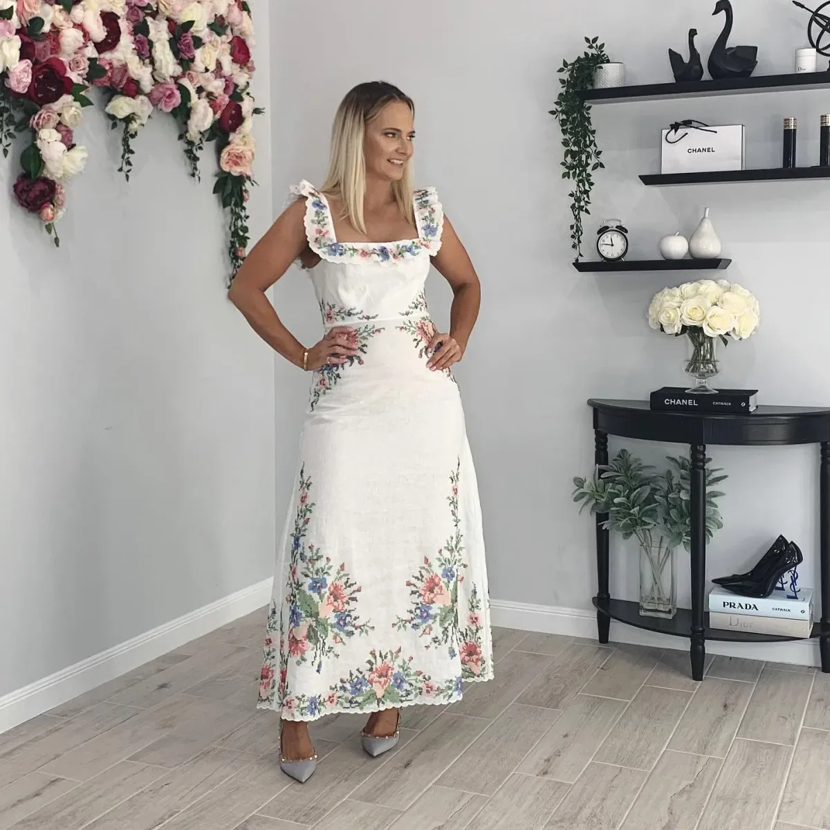 Zimmermann Juliette Cross Stitch Dress Size 1 / AU 10 - Image 2