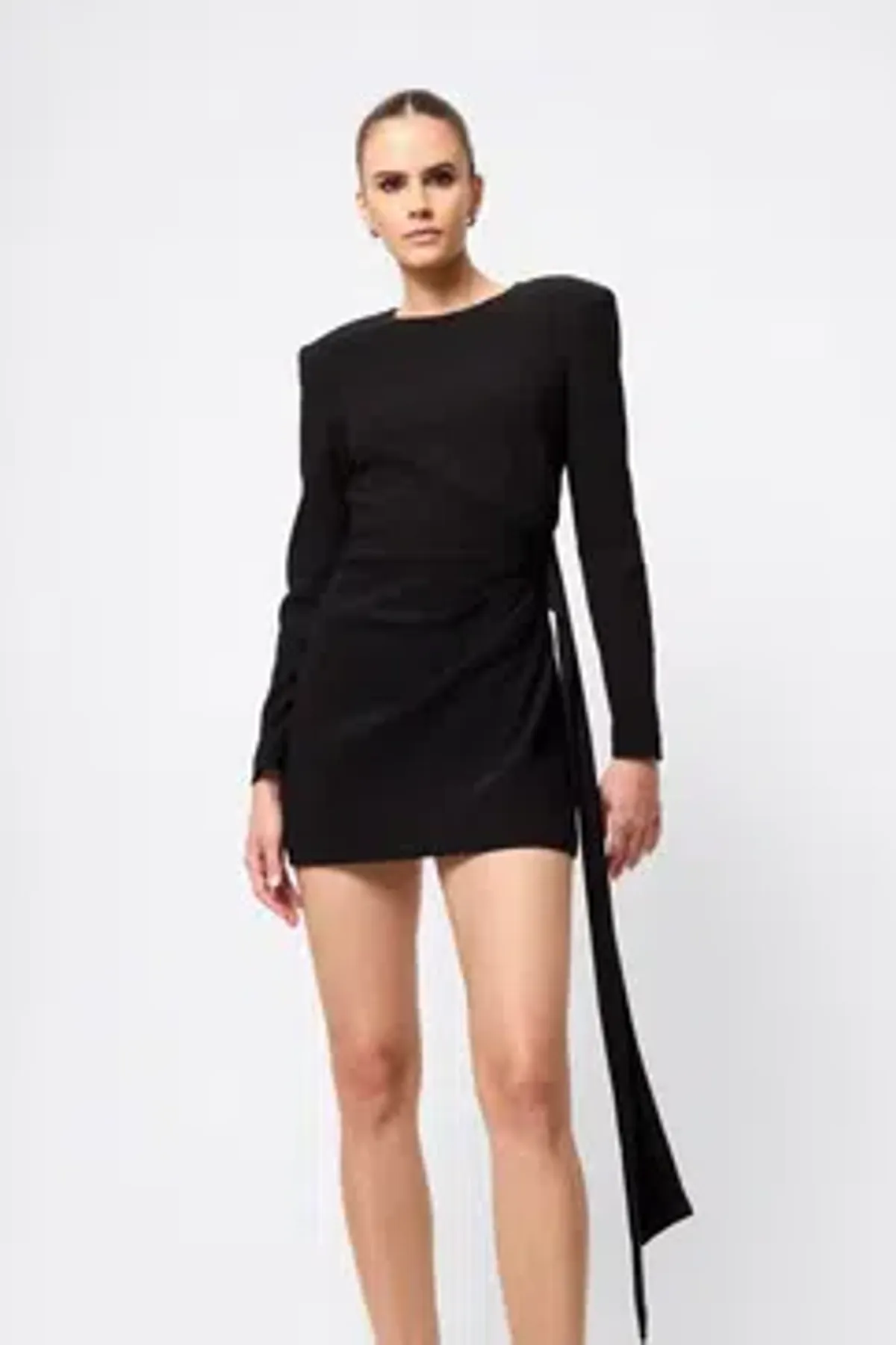 Mossman Sense of mystery draped mini / black / size 14 - Image 3