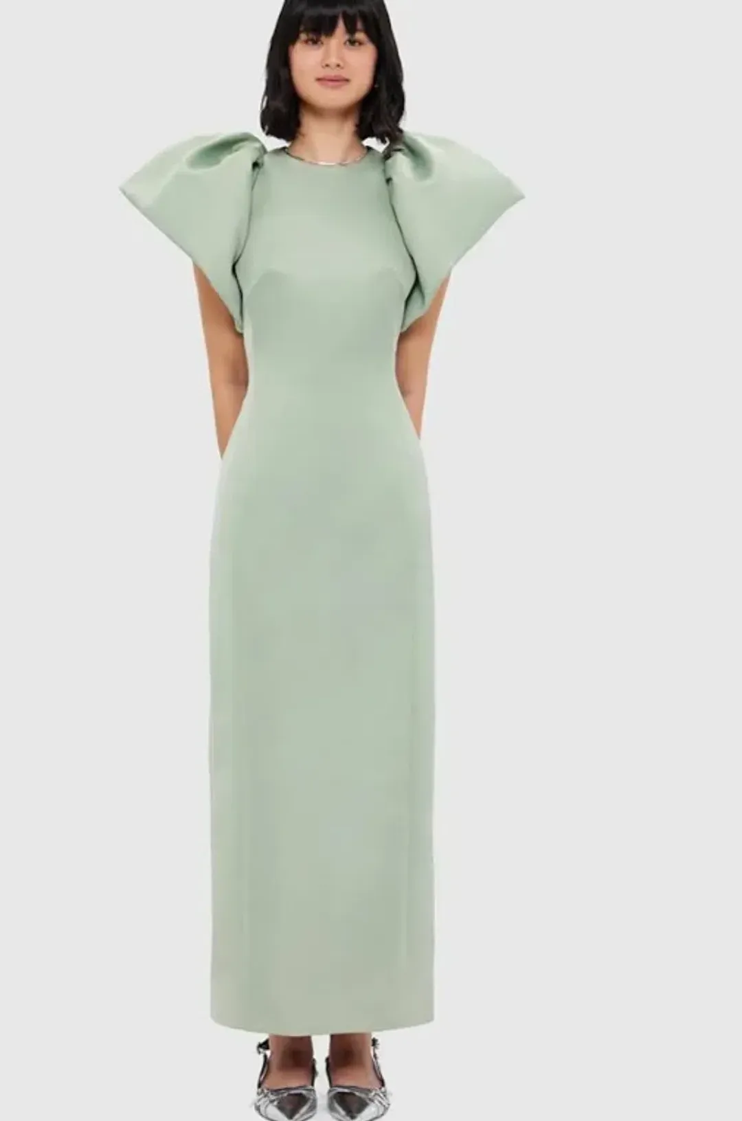 LEO LIN - Lucinda Maxi Dress - Sage Size 8 for rent on The Volte - main image