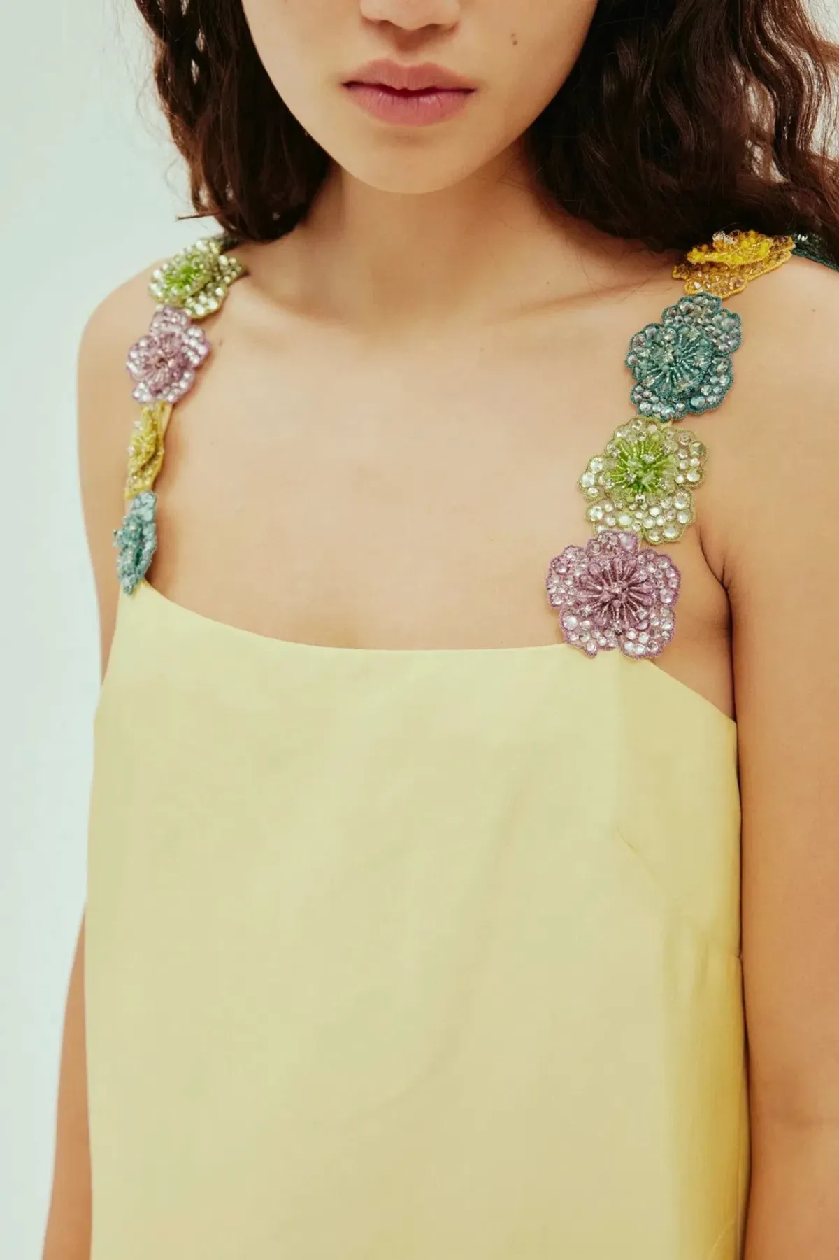 Alemais Lolita Mini Dress Yellow Size 12 - Image 3