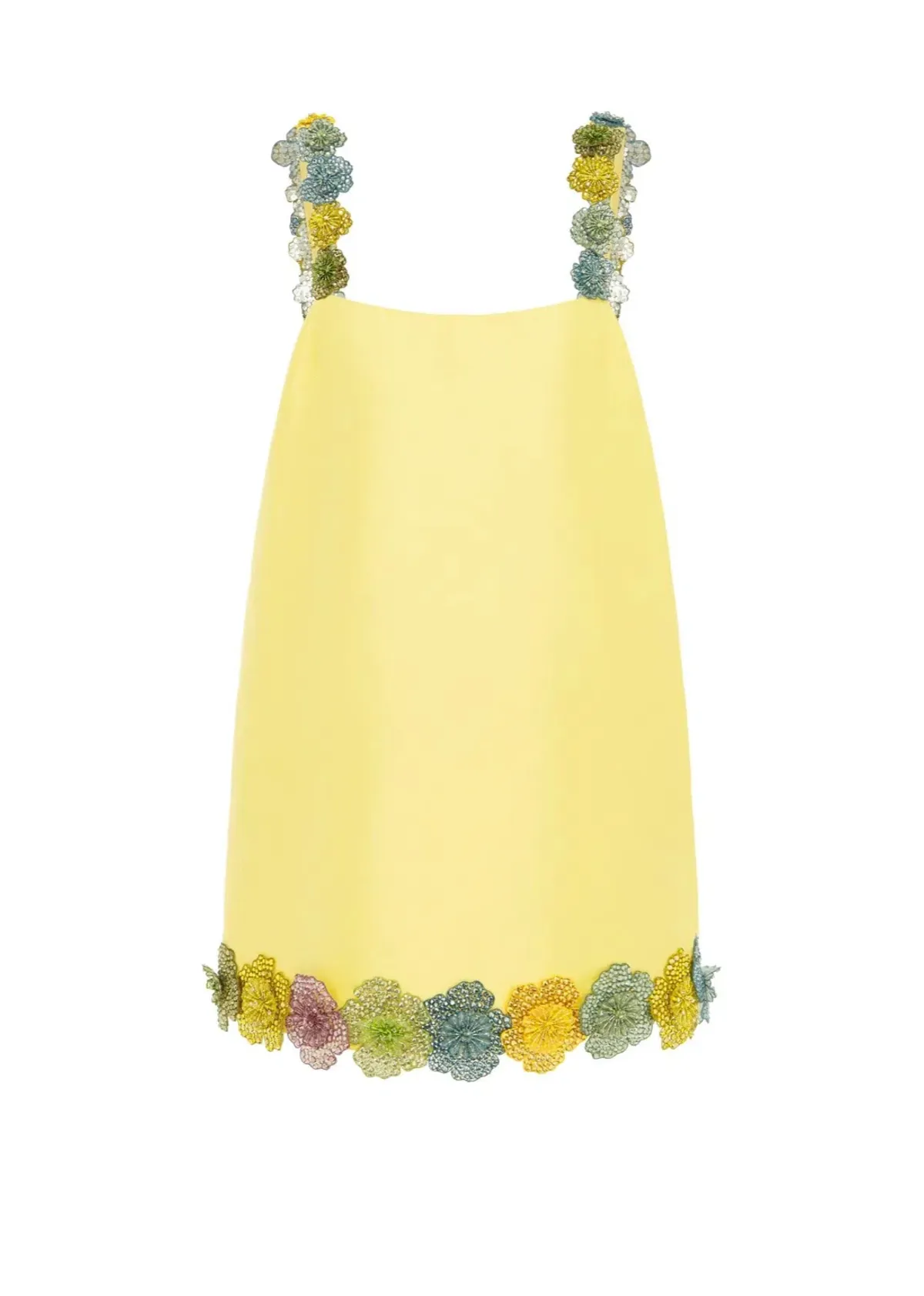 Alemais Lolita Mini Dress Yellow Size 12 - Image 5