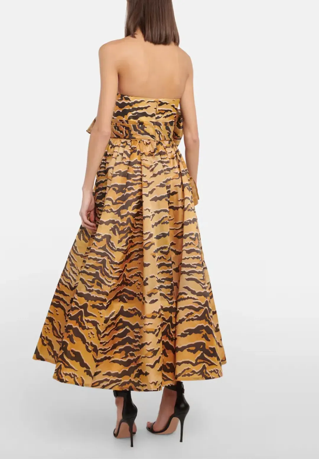 Zimmermann Matchmaker animal-print silk maxi dress for rent on The Volte - main image