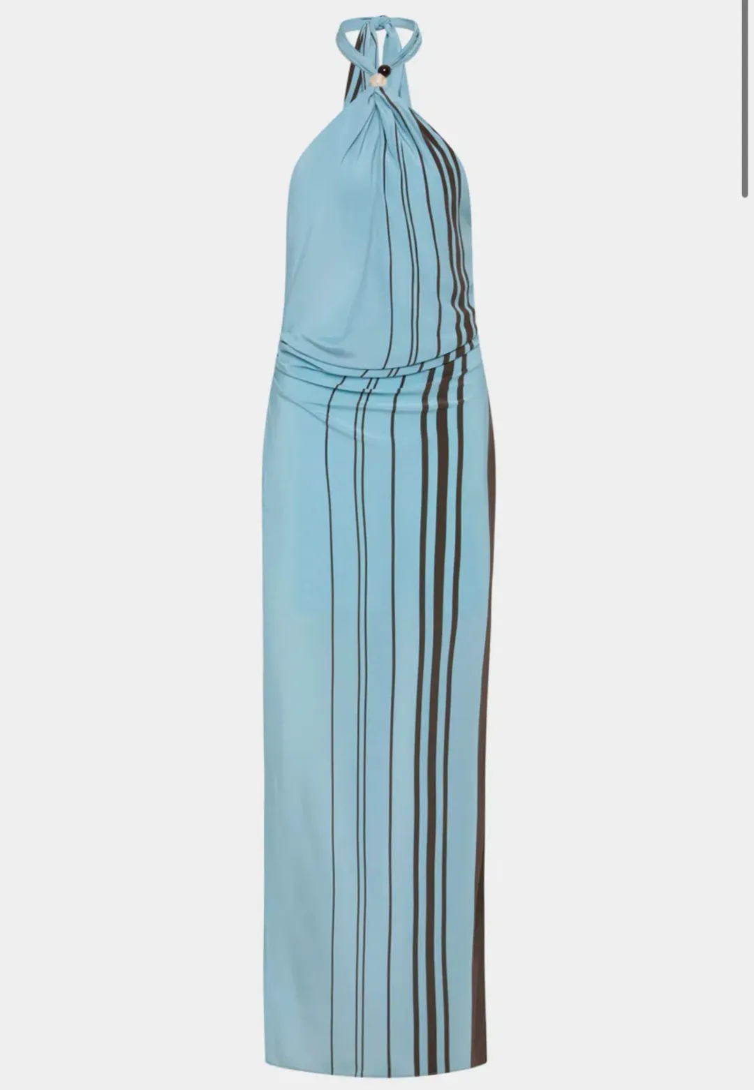 Rioja Halter Scarf Maxi Dress by SIR The Label for rent on The Volte - main image
