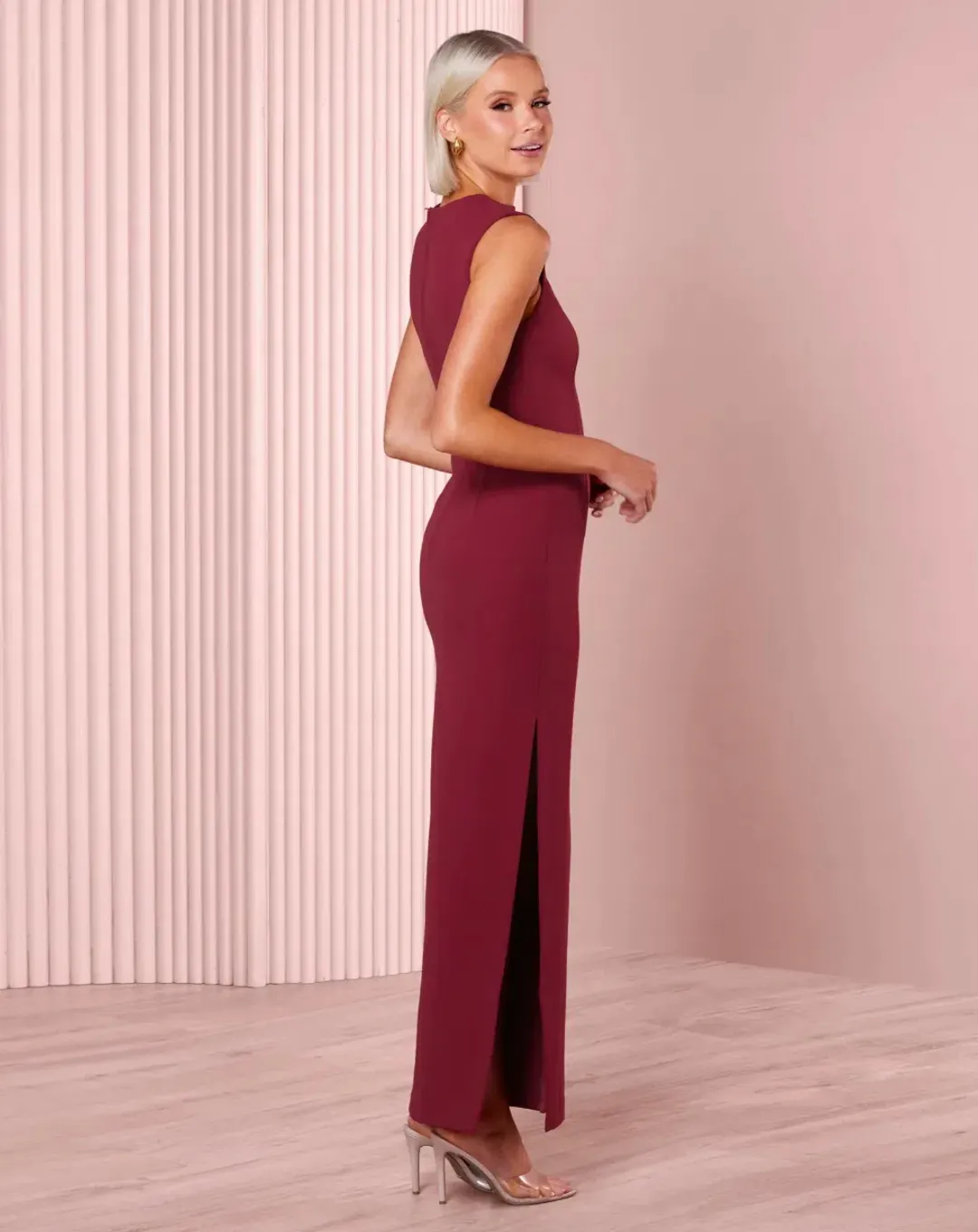 Azzurielle Tenzin Sleeveless Dress for rent on The Volte - main image