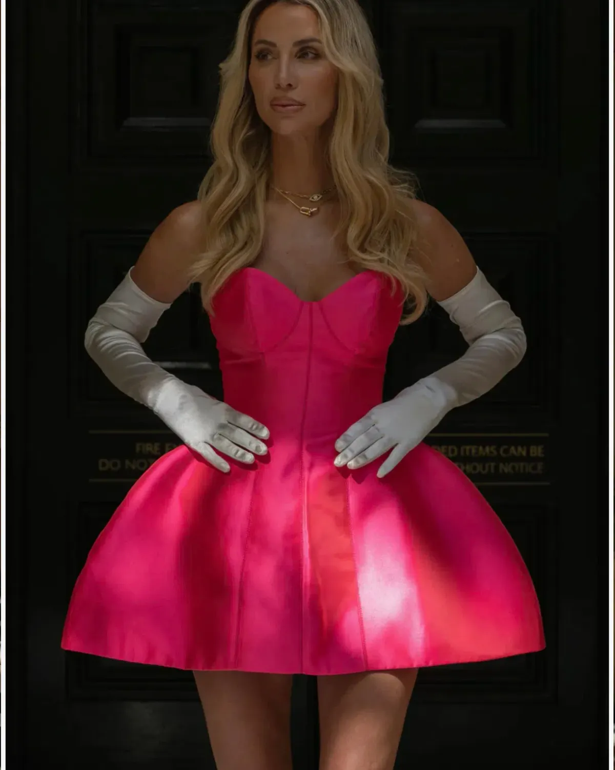 Lillian Khallouf Sanja dress - watermelon (size 6) - Image 3